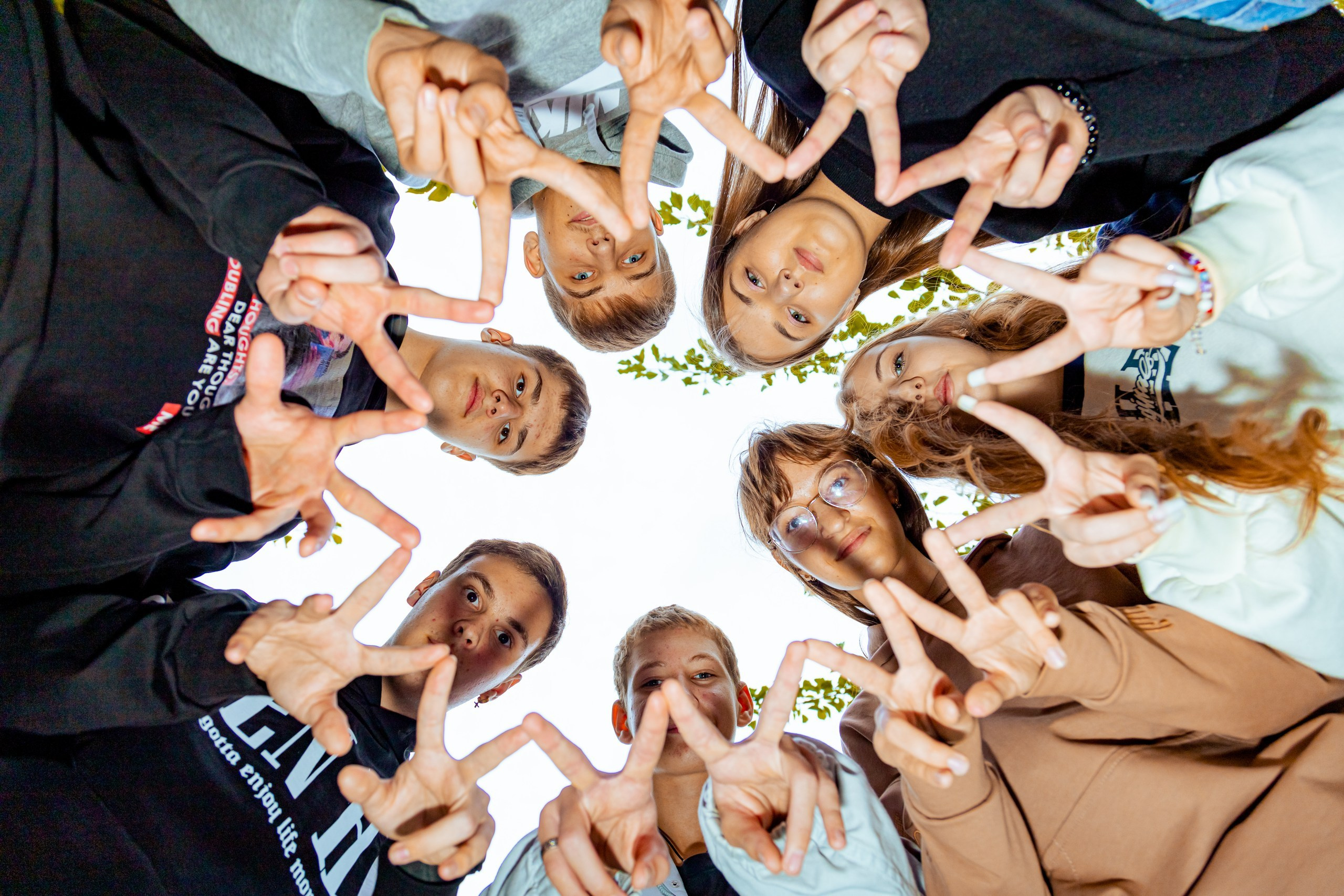 Вулична зйомка школярів (Дубова роща). Фотограф Катерина Ковальчук