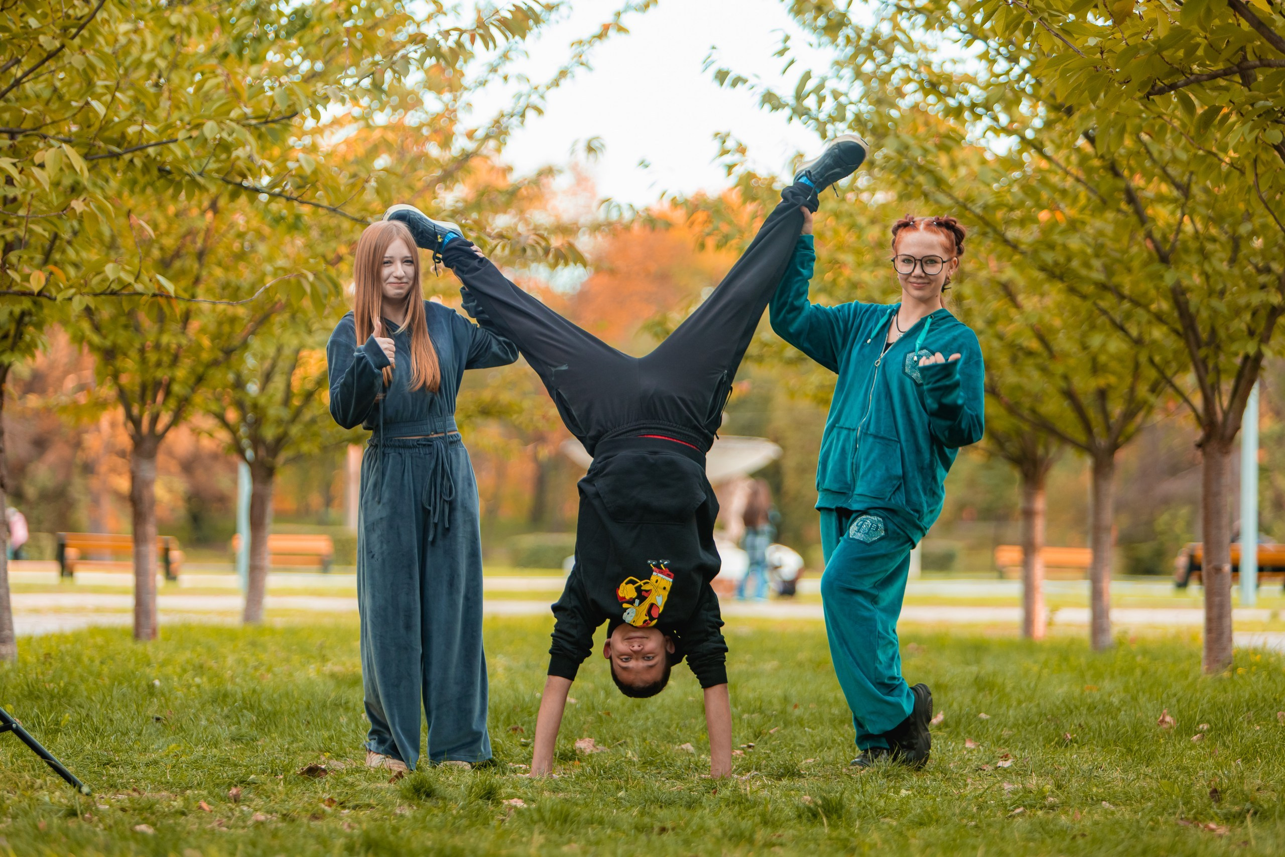 Вулична зйомка школярів (Дубова роща). Фотограф Катерина Ковальчук