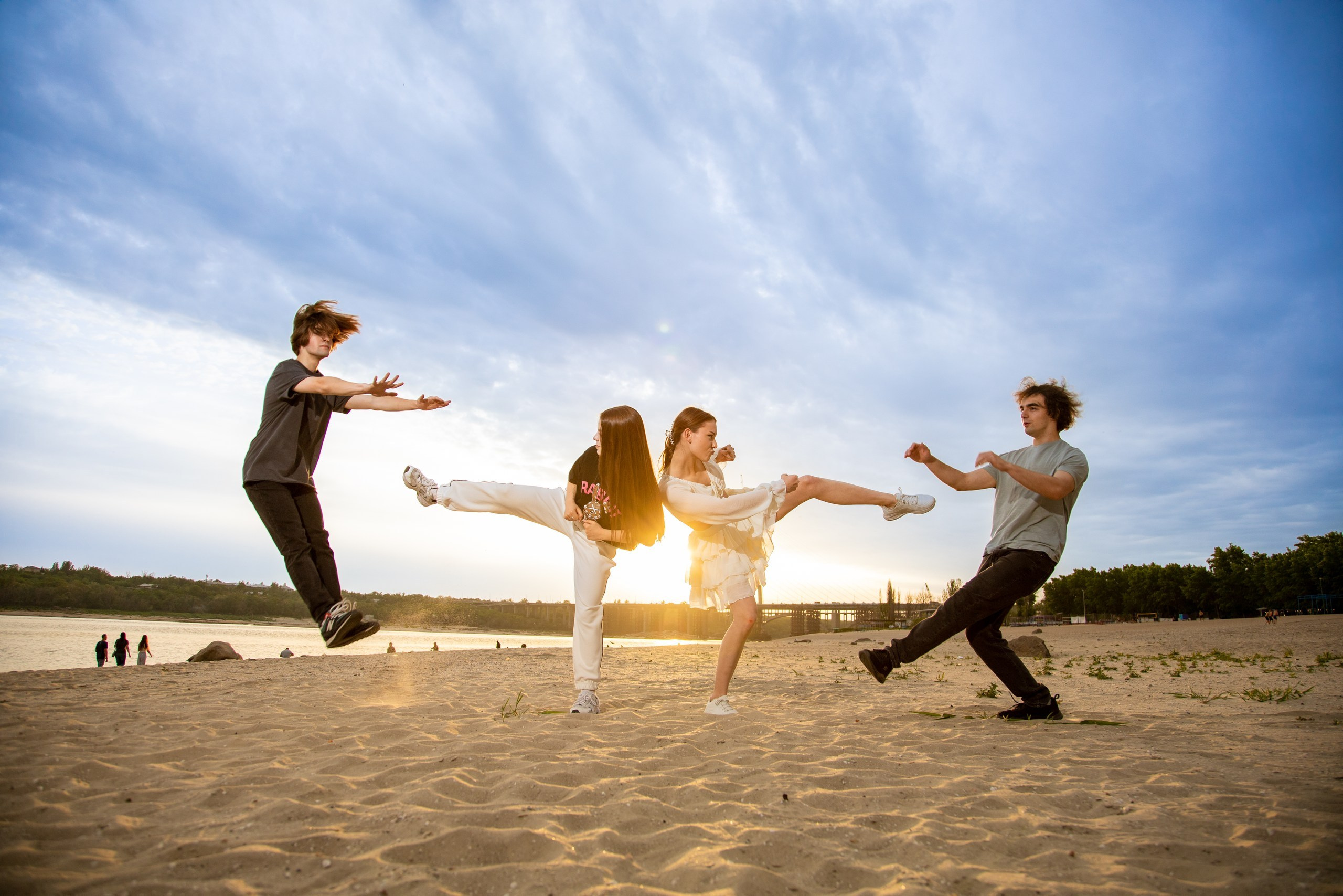 Нічна зйомка школярів. Фотограф Катерина Ковальчук