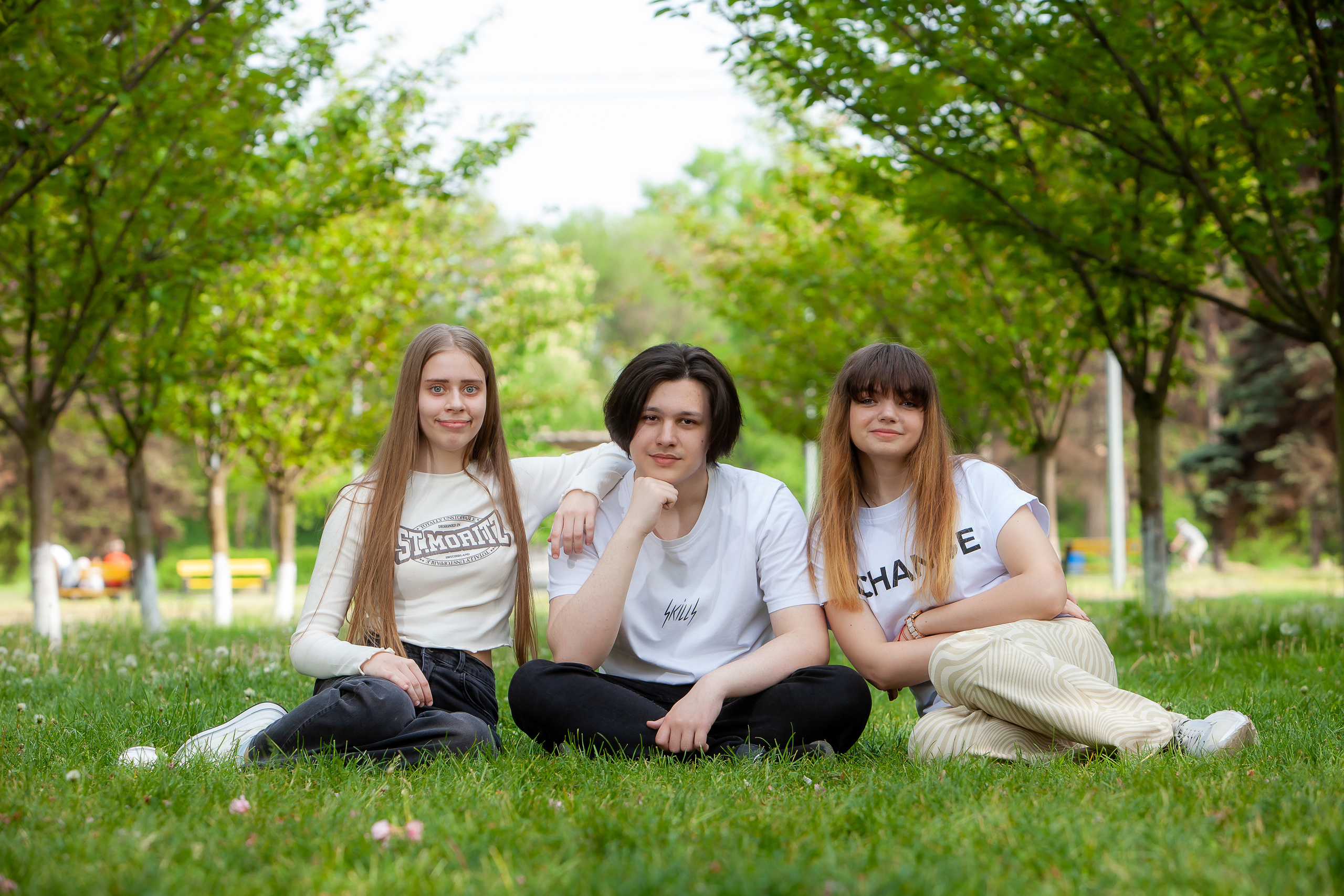 Вулична зйомка школярів (Дубова роща). Фотограф Катерина Ковальчук