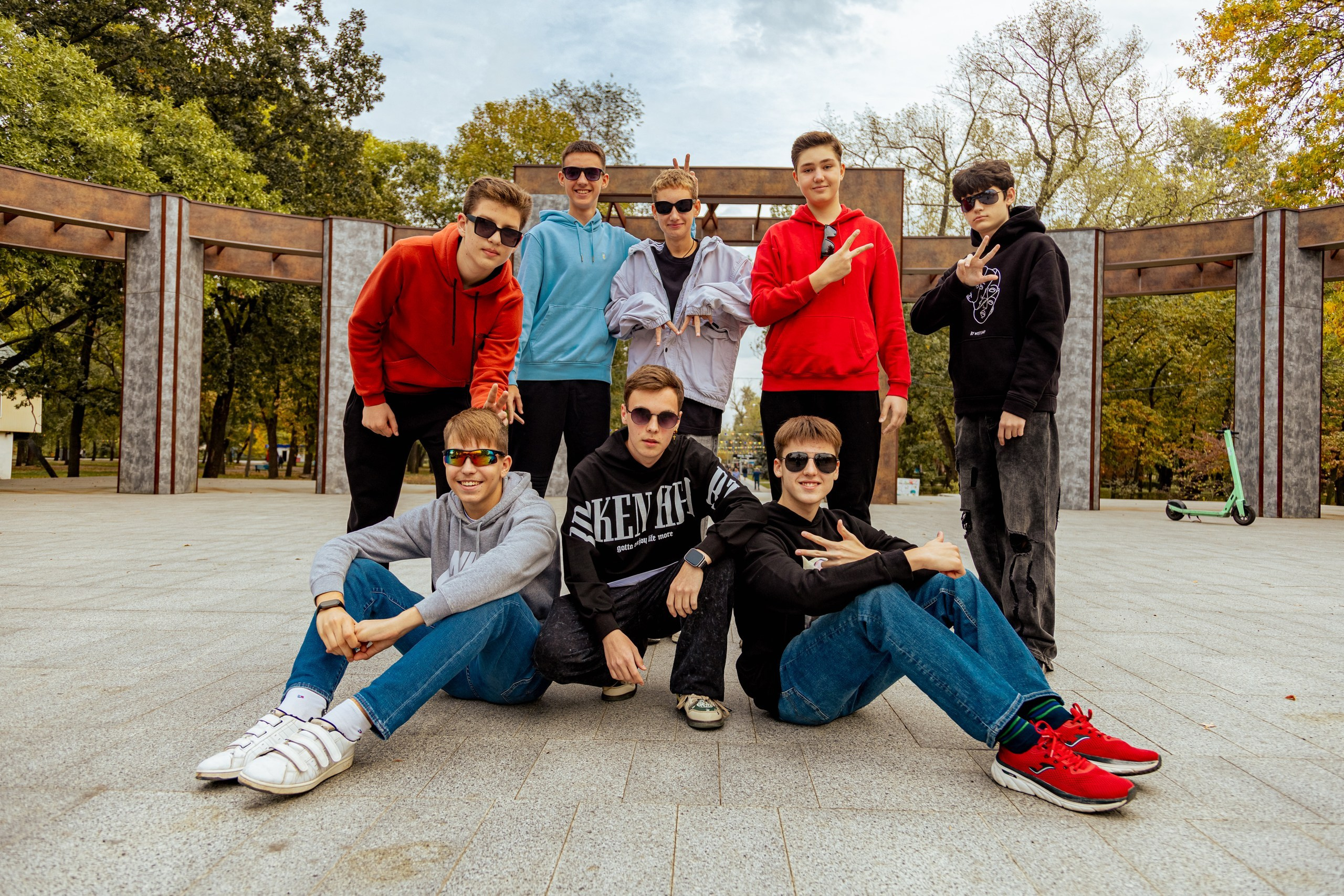 Вулична зйомка школярів (Дубова роща). Фотограф Катерина Ковальчук