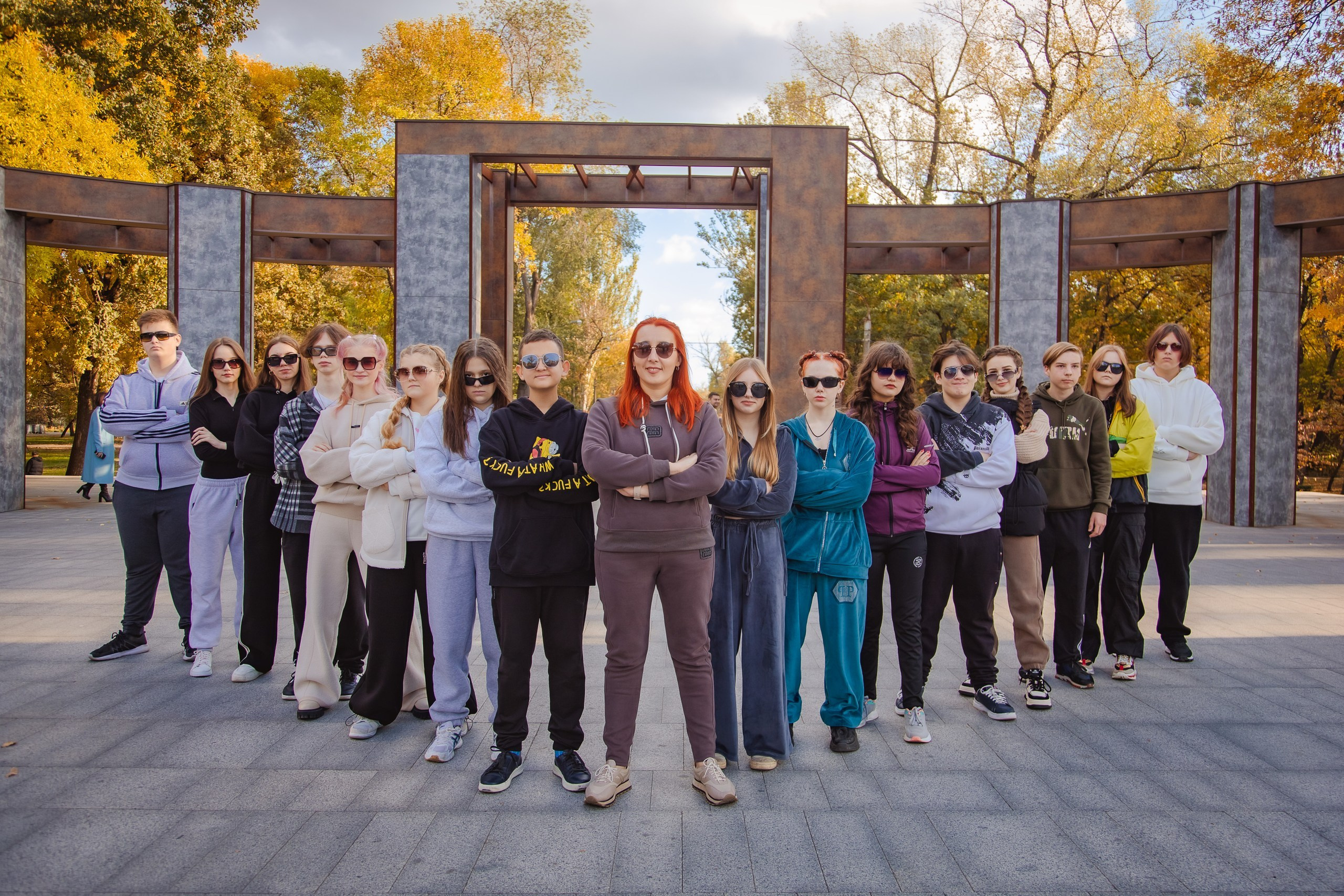 Вулична зйомка школярів (Дубова роща). Фотограф Катерина Ковальчук