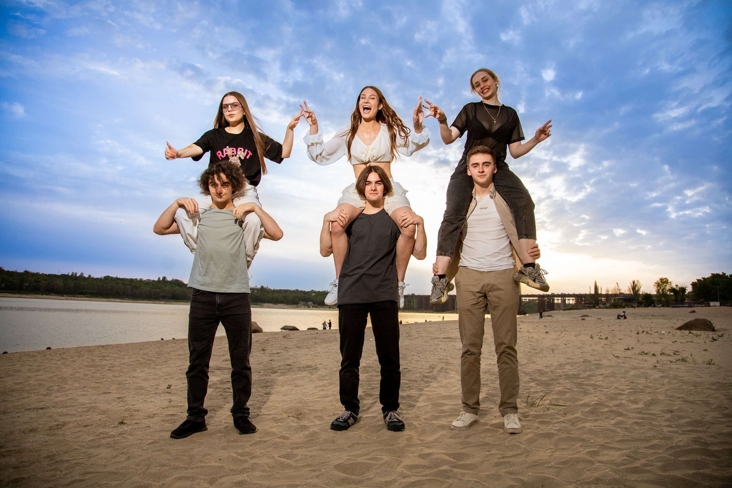 Нічна зйомка школярів. Фотограф Катерина Ковальчук