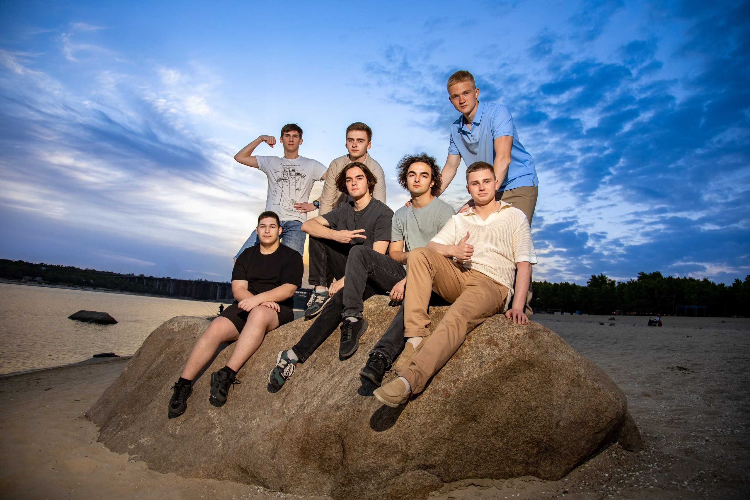 Нічна зйомка школярів. Фотограф Катерина Ковальчук