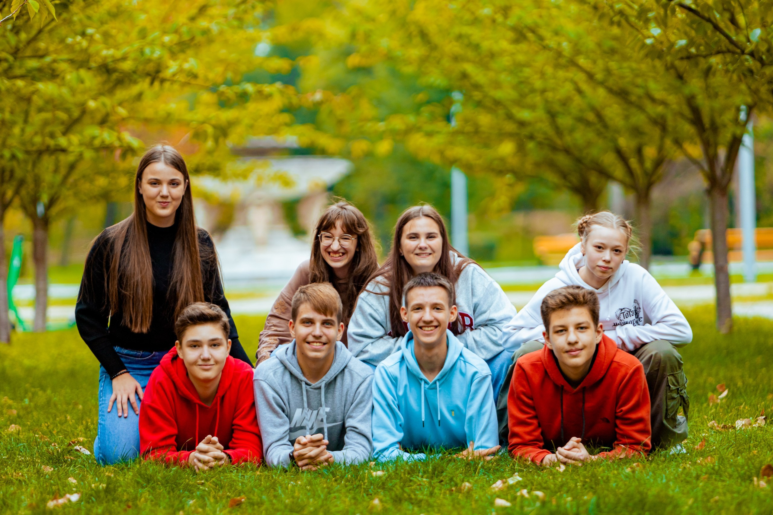 Вулична зйомка школярів (Дубова роща). Фотограф Катерина Ковальчук