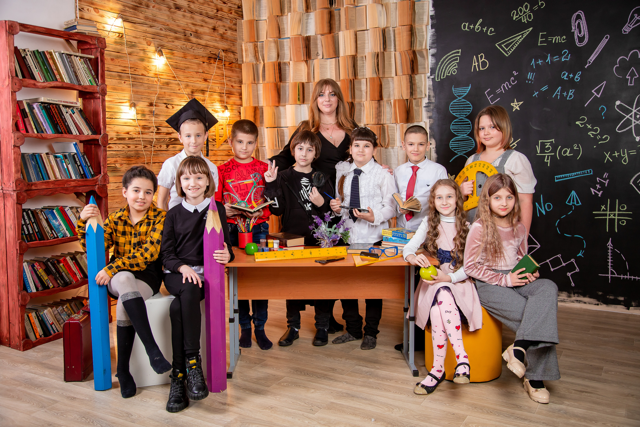 Шкільна студійна зйомка. Фотограф Катерина Ковальчук