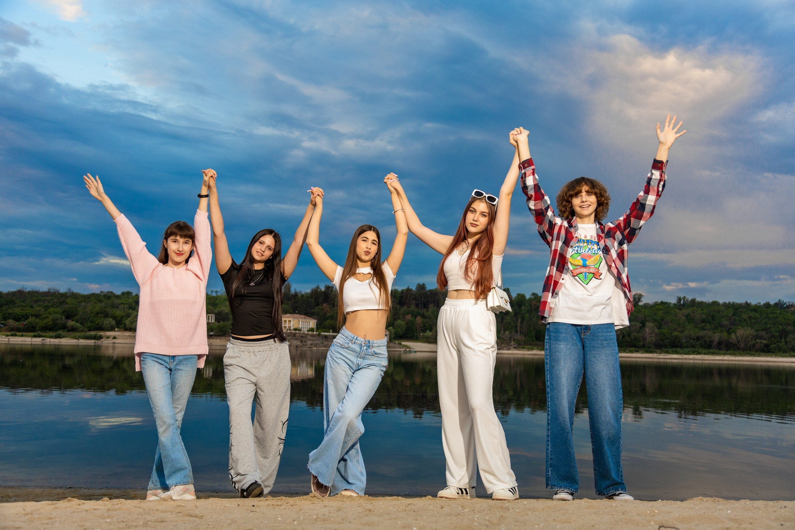 Нічна зйомка школярів. Фотограф Катерина Ковальчук