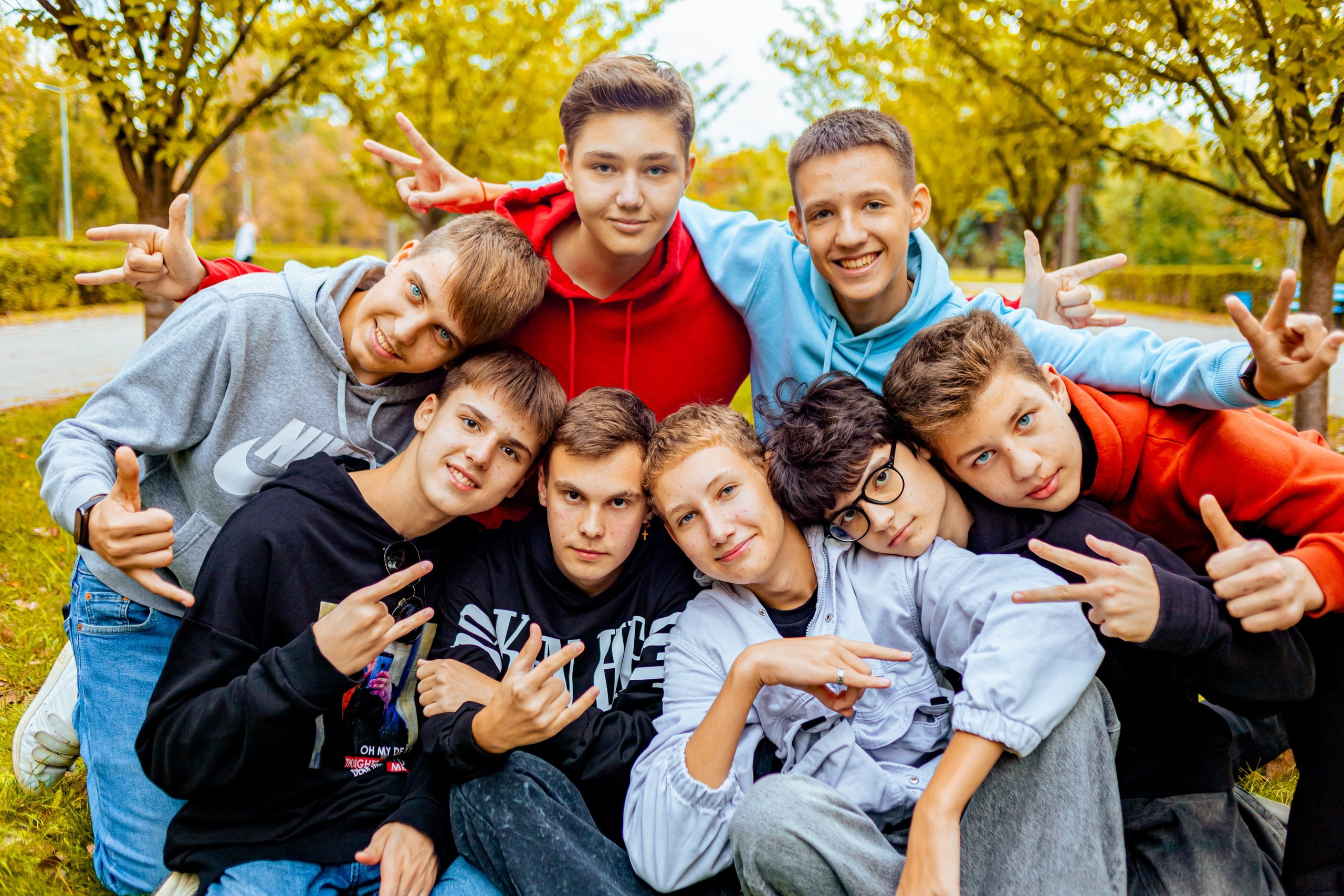 Вулична зйомка школярів (Дубова роща). Фотограф Катерина Ковальчук