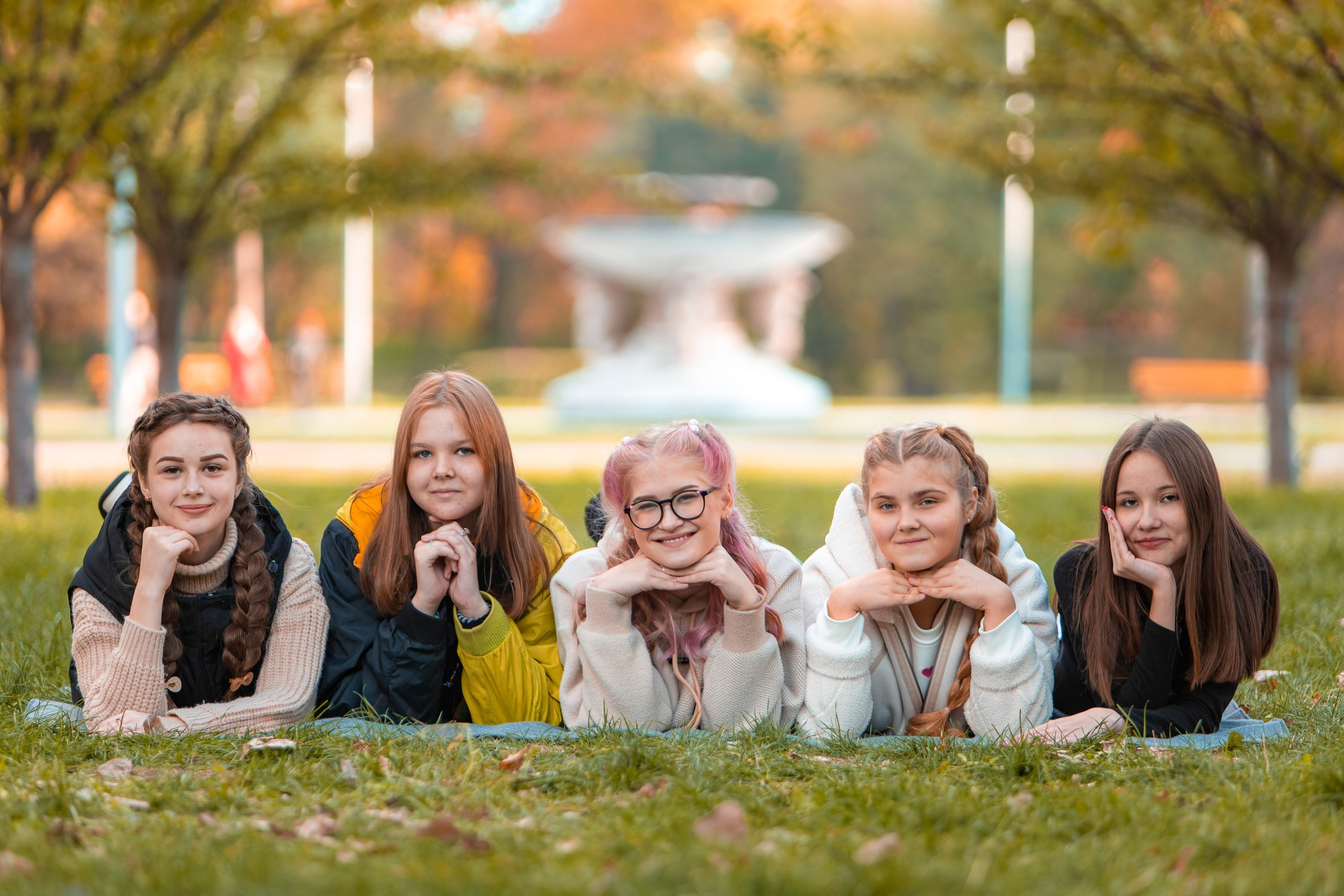 Вулична зйомка школярів (Дубова роща). Фотограф Катерина Ковальчук