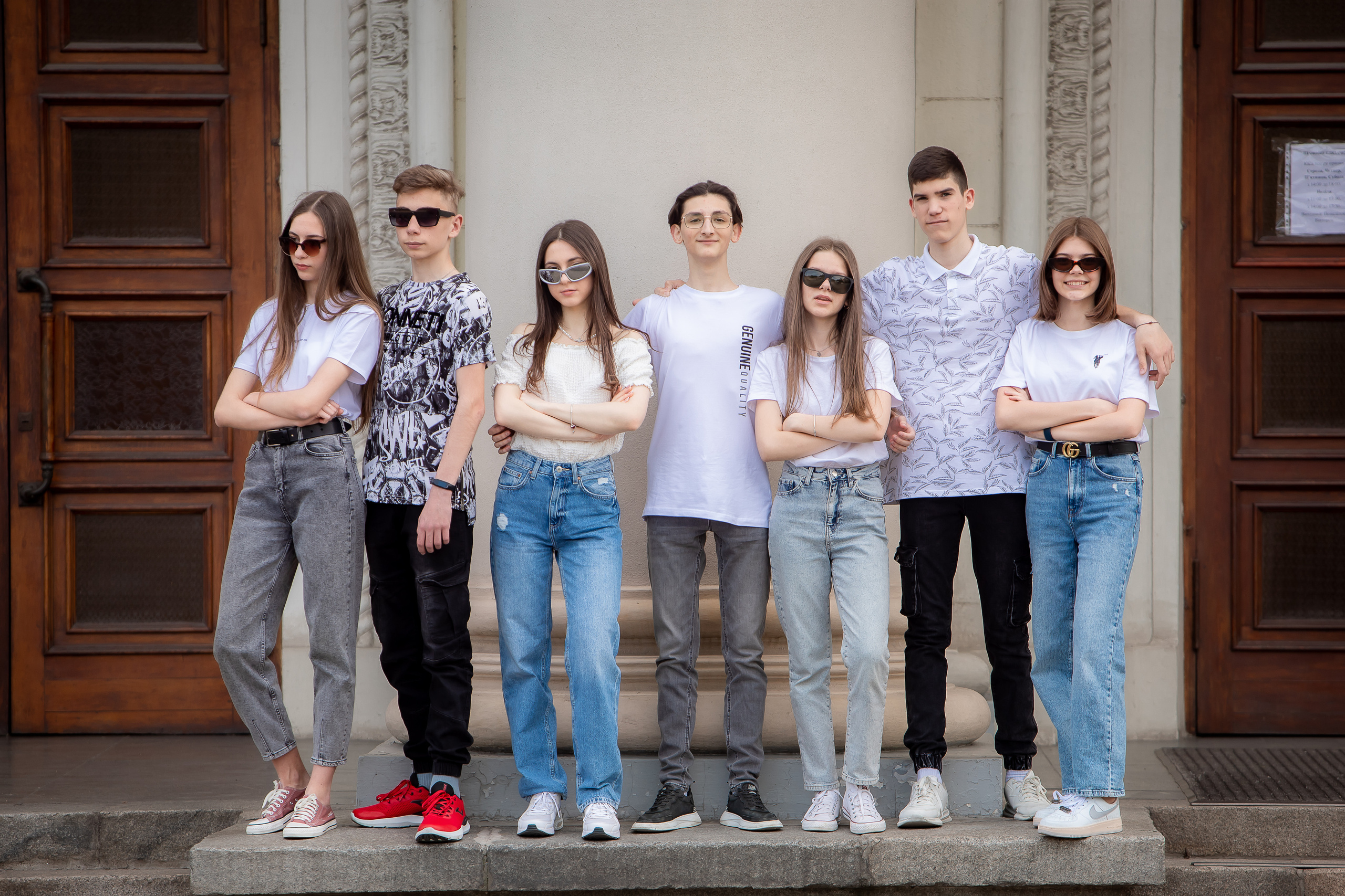 Вулична зйомка школярів (Дубова роща). Фотограф Катерина Ковальчук