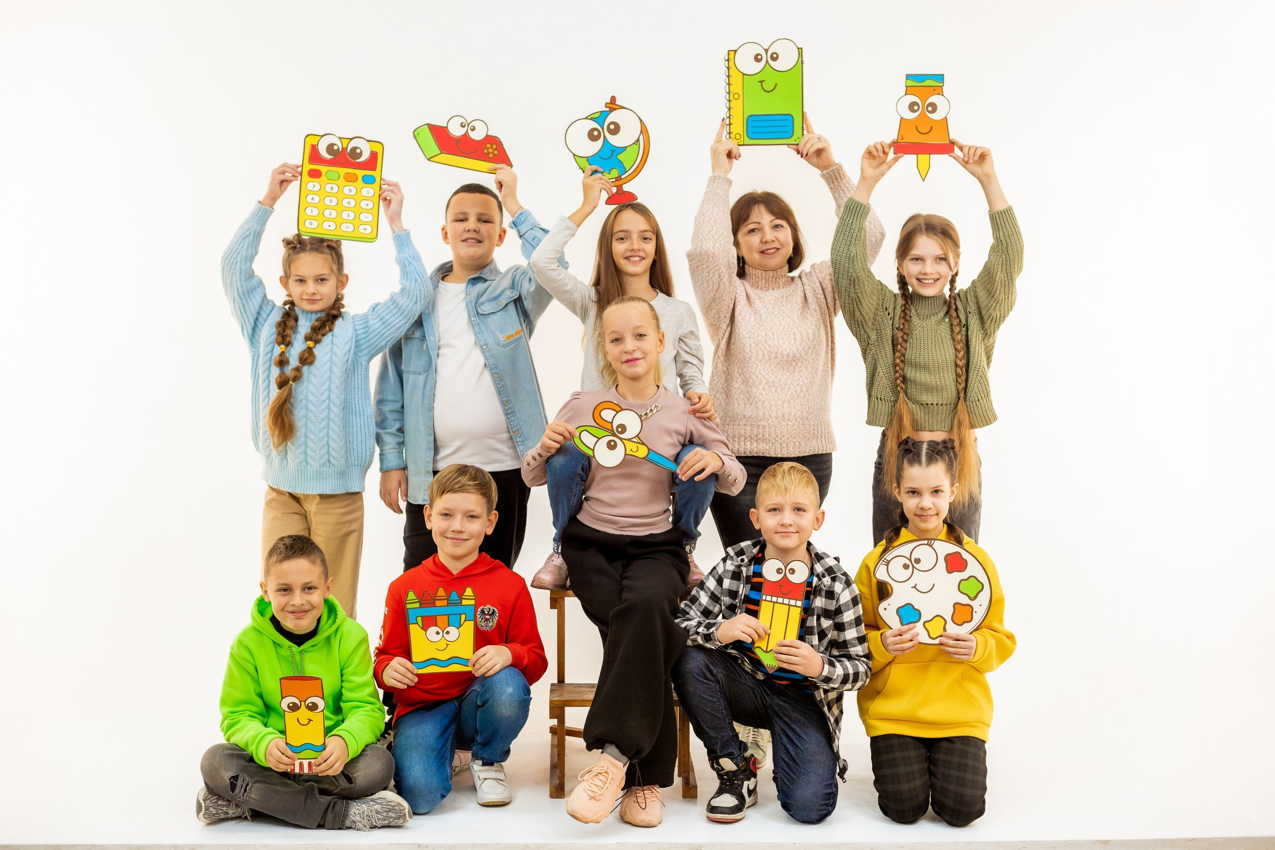 Шкільна студійна зйомка. Фотограф Катерина Ковальчук