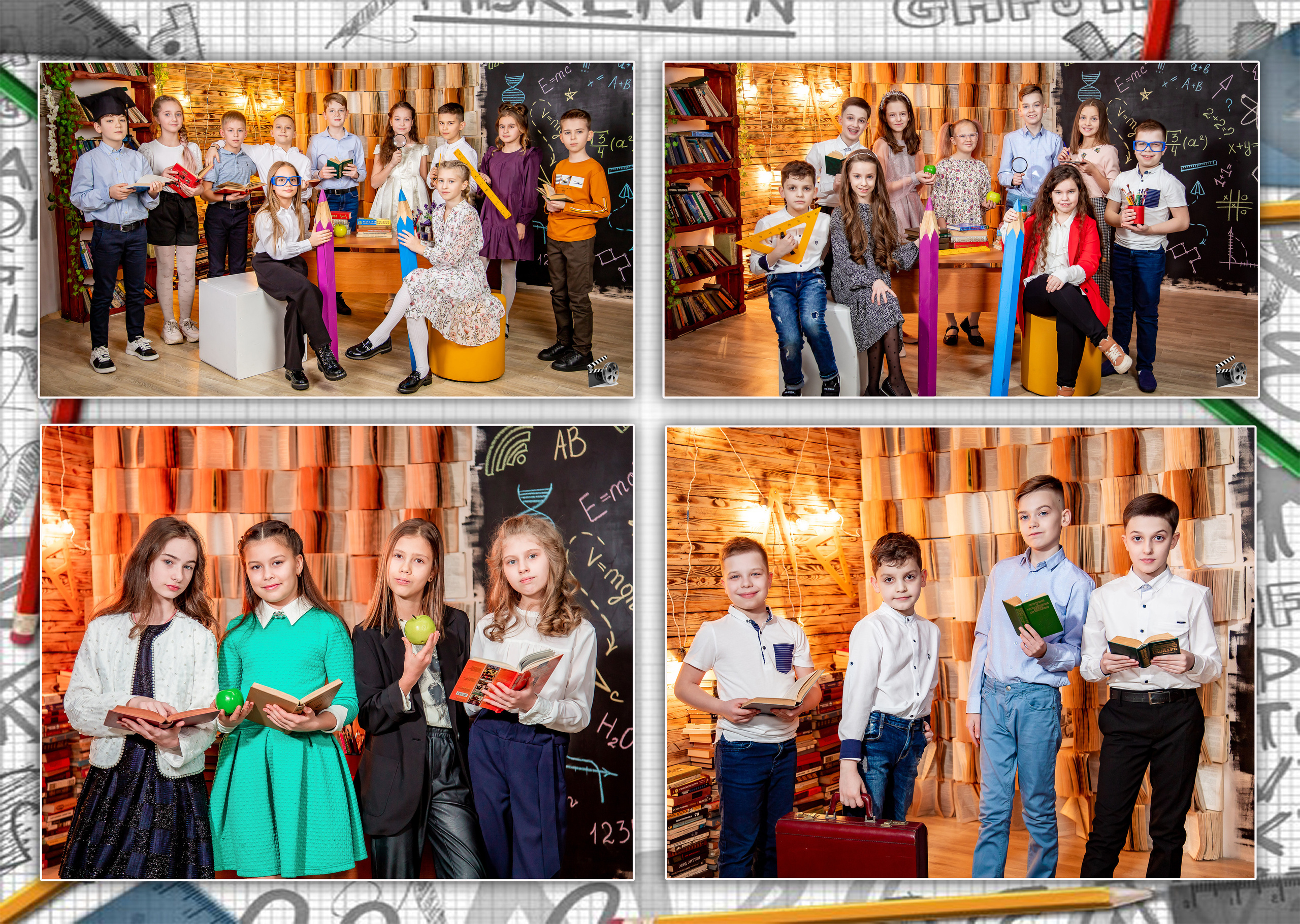 Шкільна студійна зйомка. Фотограф Катерина Ковальчук