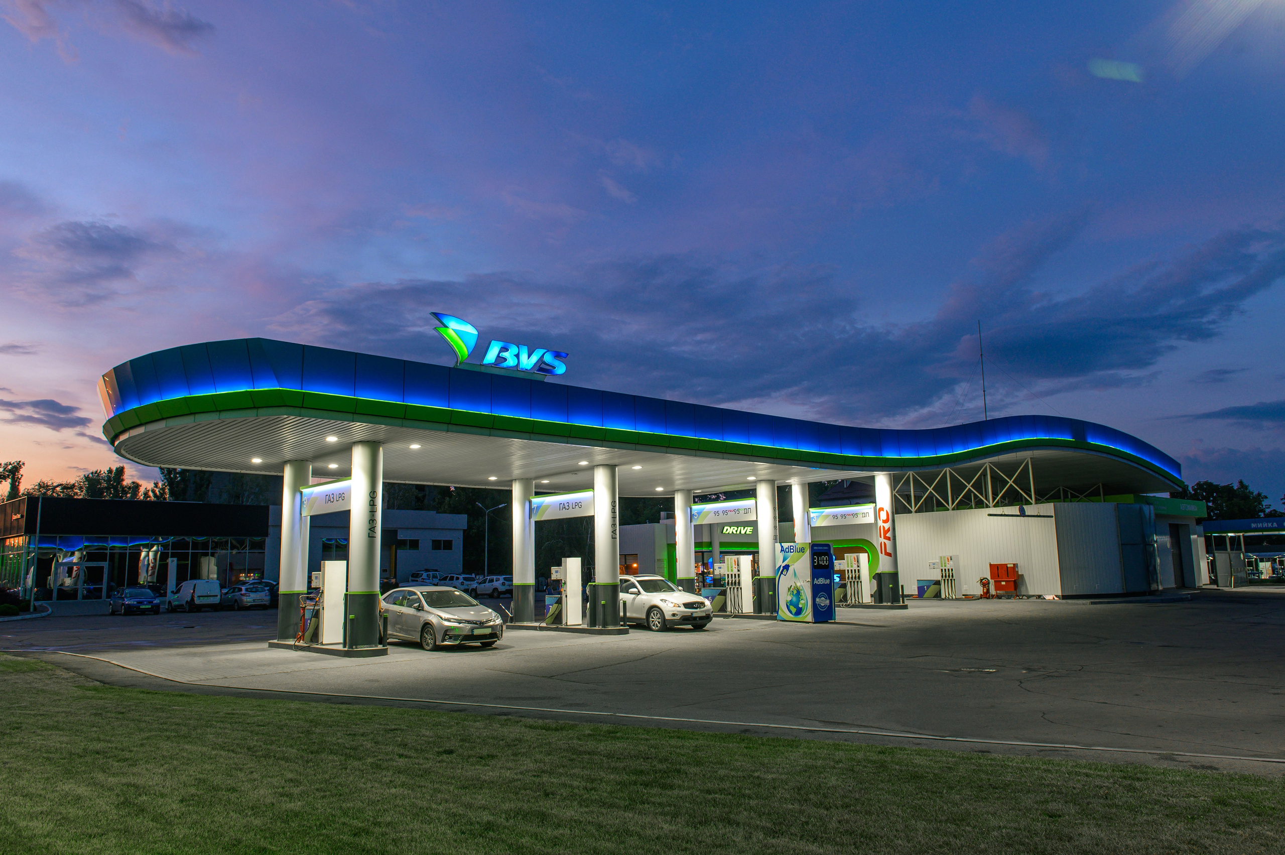 Съемка для сети заправок «BVS». Фостик Александр — фотограф