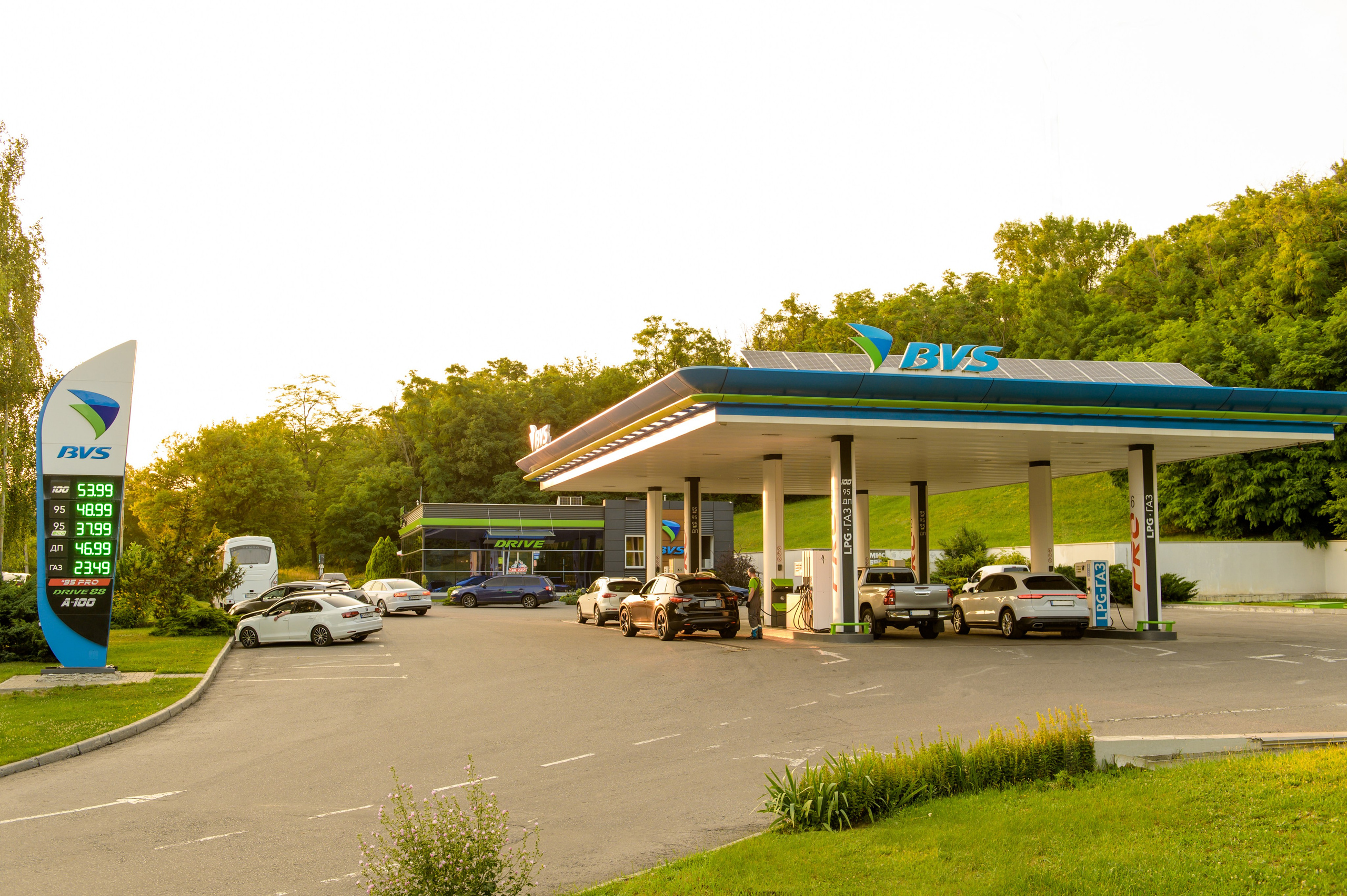 Съемка для сети заправок «BVS». Фостик Александр — фотограф
