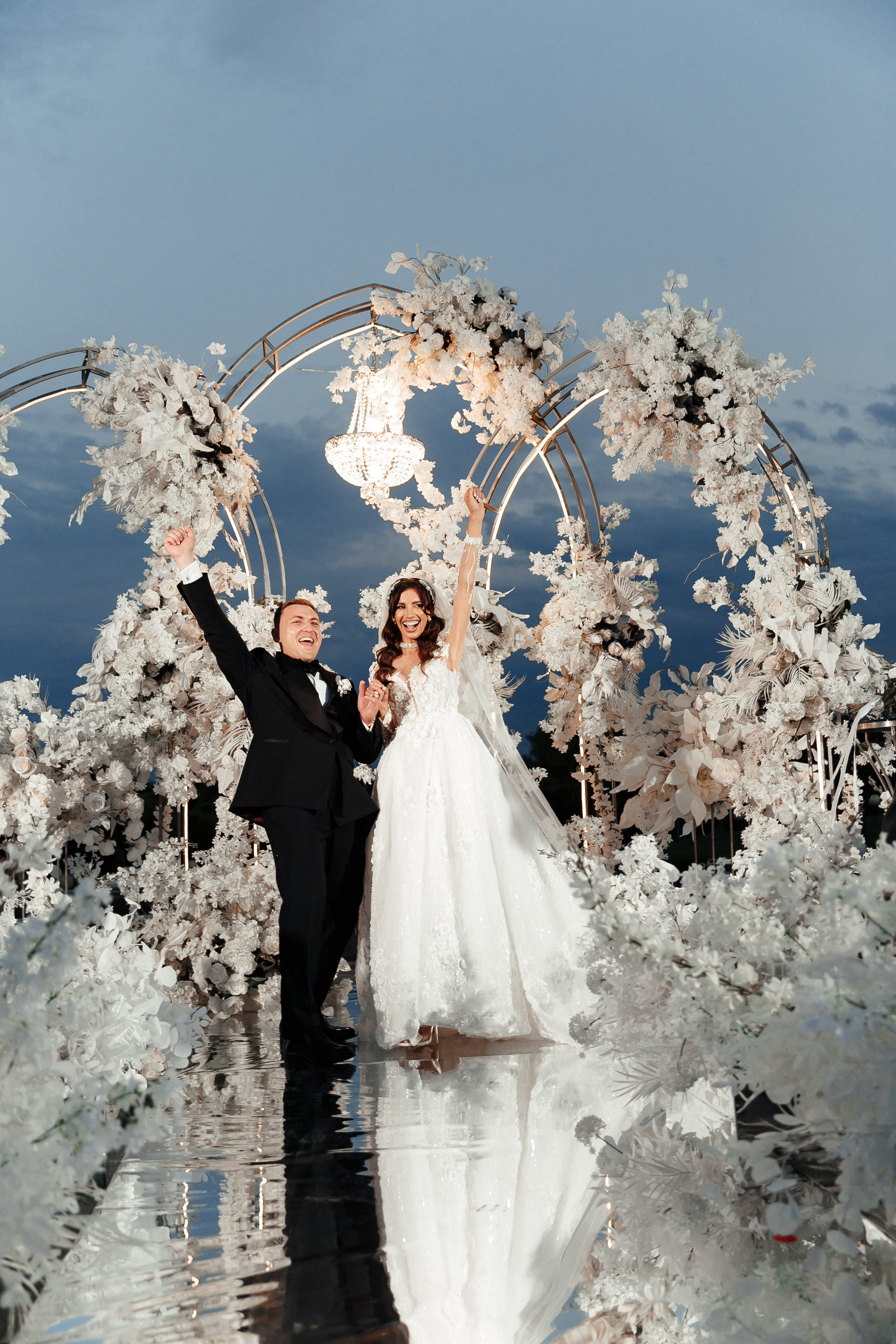 регистрация брака свадебной церемонии Cristal decor 