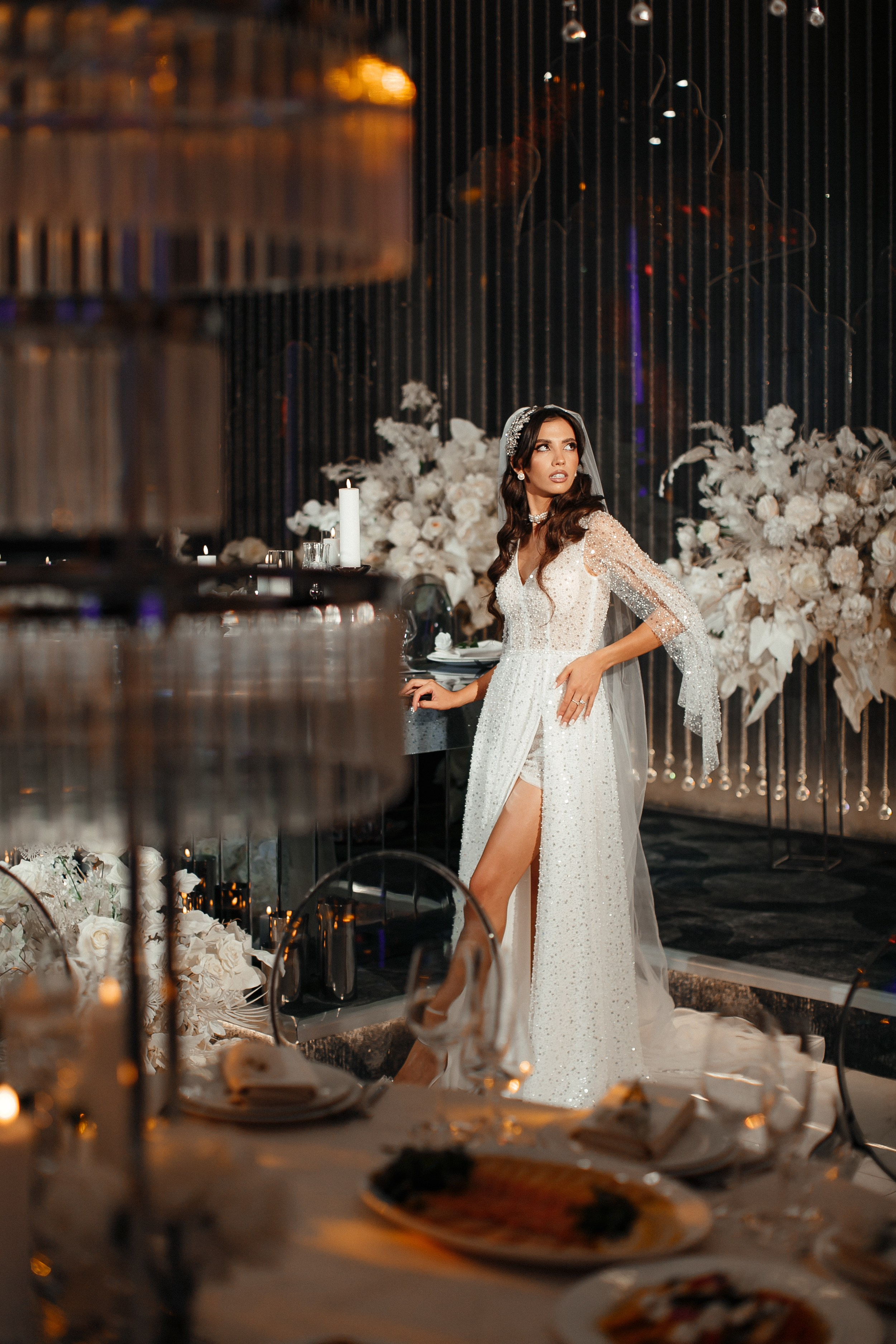 свадебная фотосессия невесты в ресторане Richland Кишинев