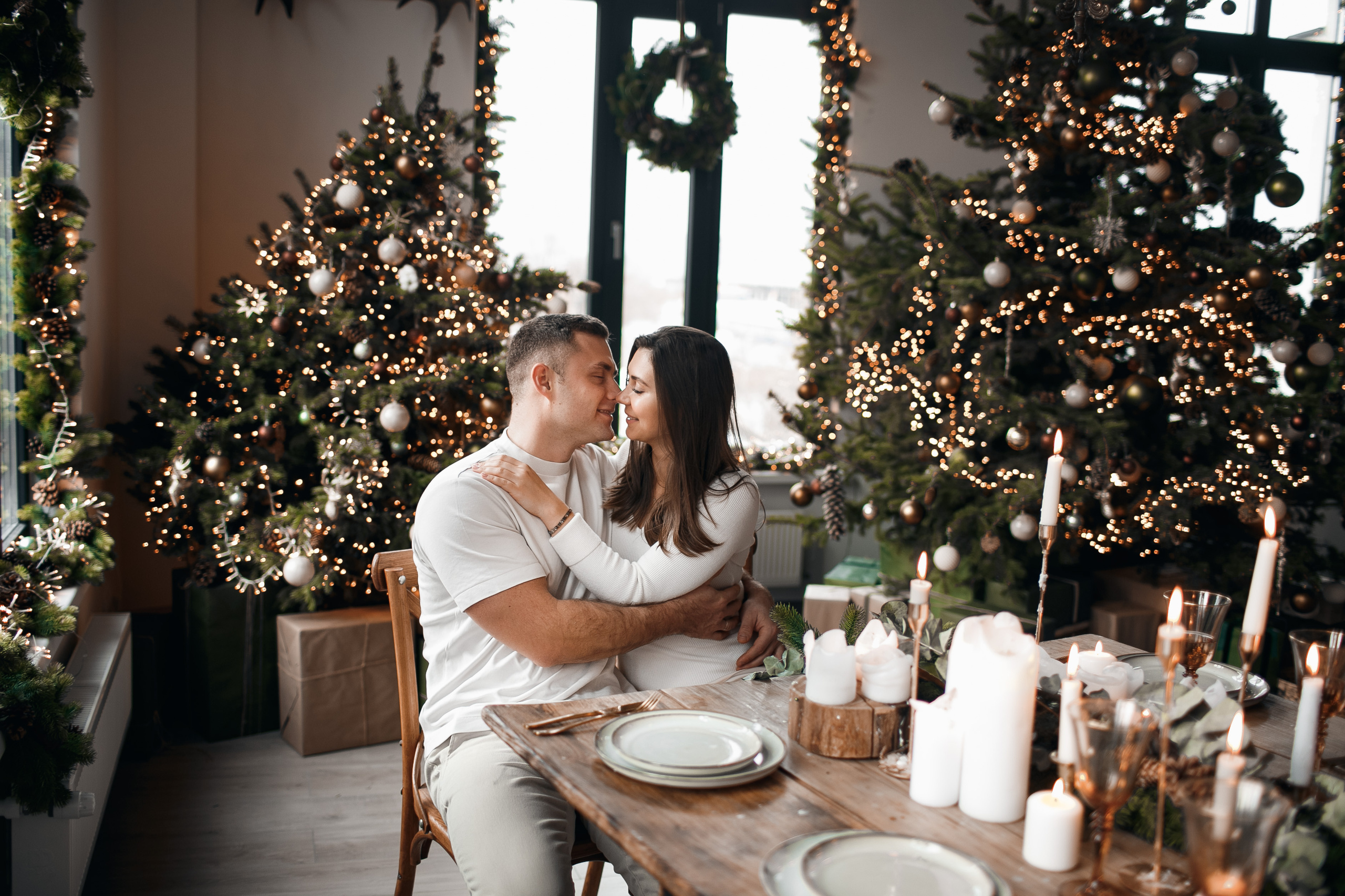 Новогодняя фотосессия в Кишиневе. Свадебный Фотограф Кишинев, Москва Евгений Шевердов