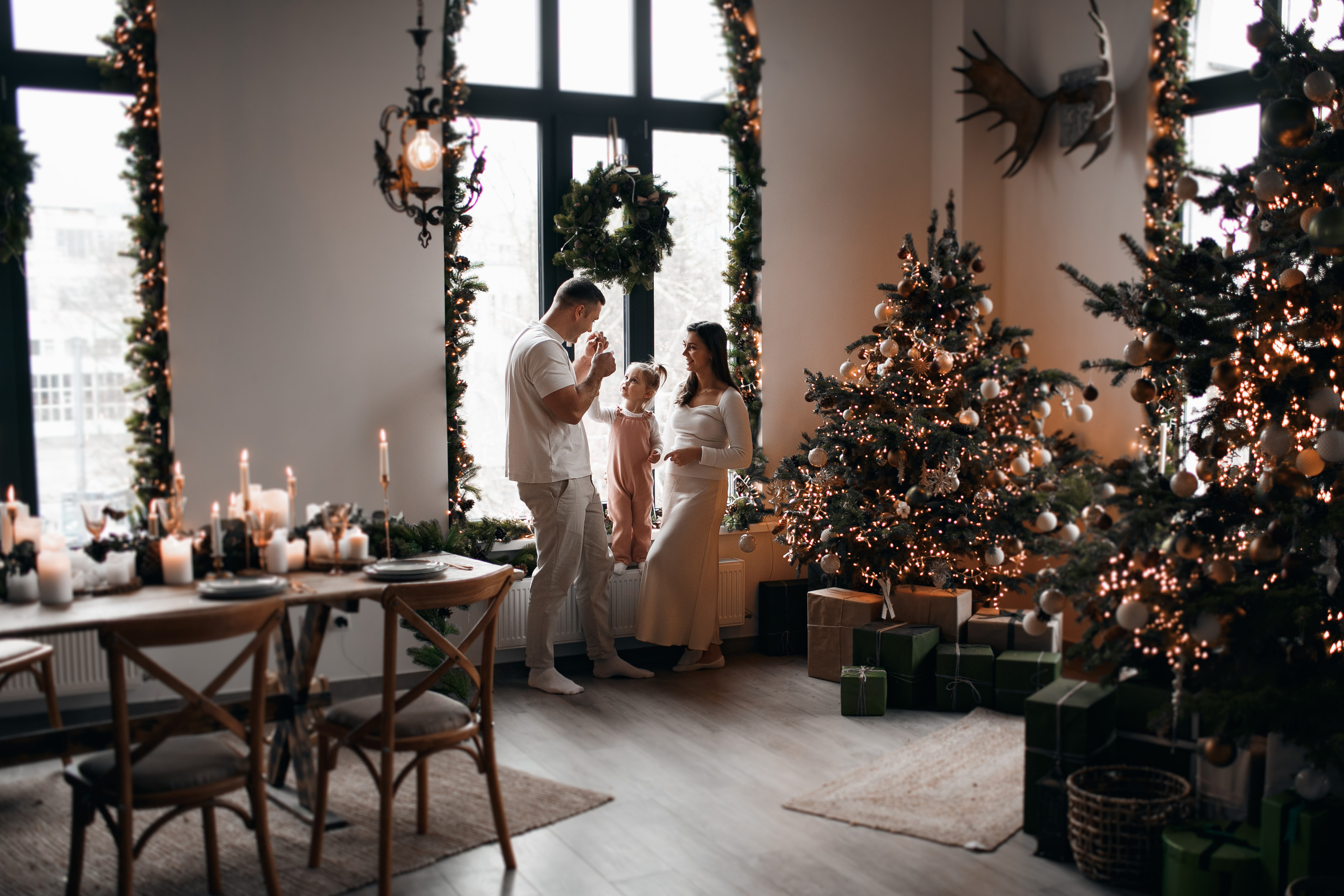 Новогодняя фотосессия в Кишиневе. Свадебный Фотограф Кишинев, Москва Евгений Шевердов