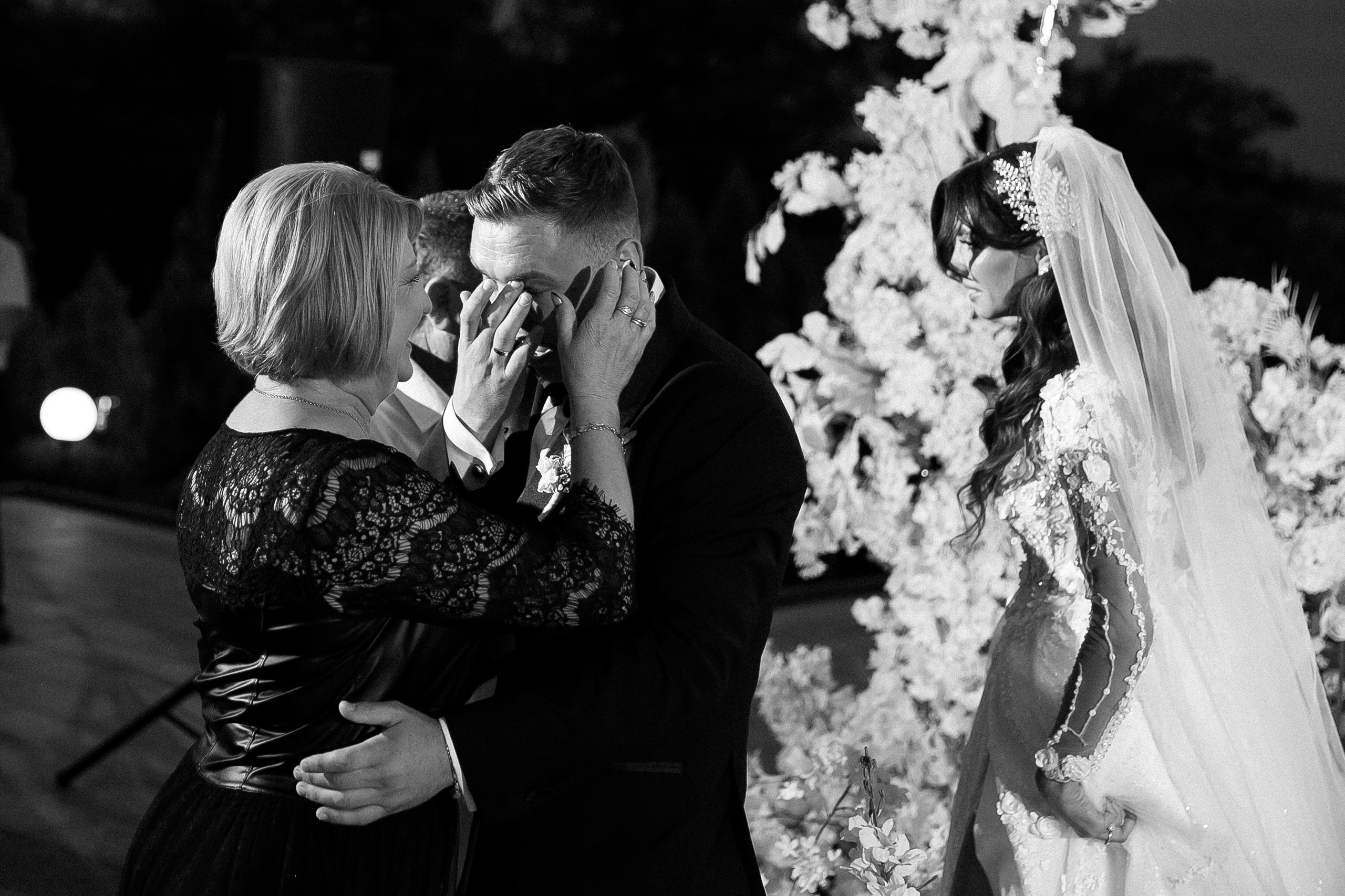 трогательный момент во время регистрации брака