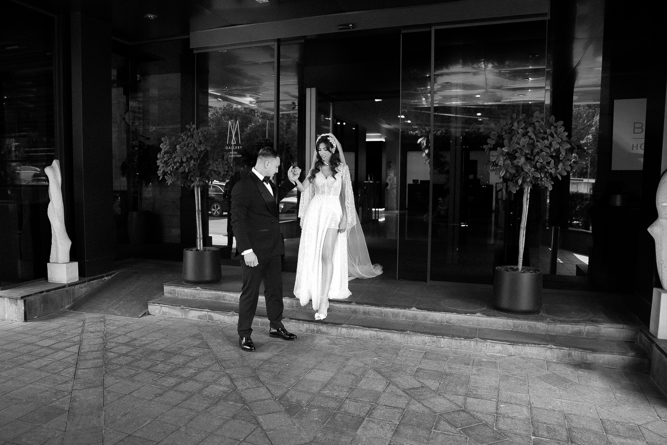 романтическая прогулка молодоженов по Кишиневу