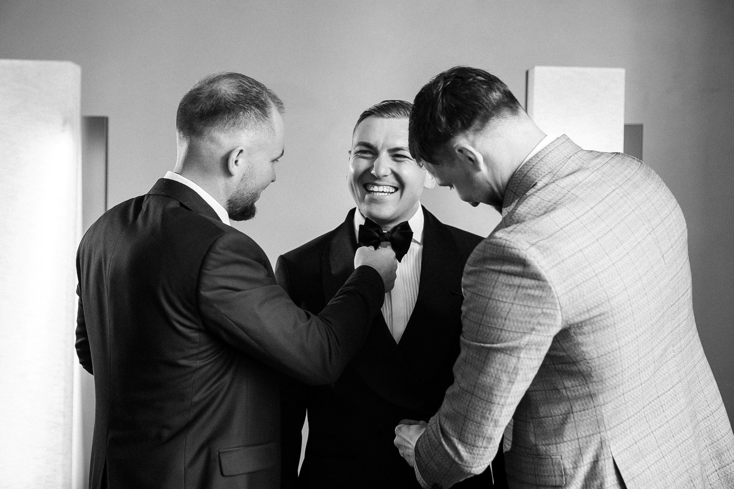 подготовка жениха к свадьбе в BERD’S