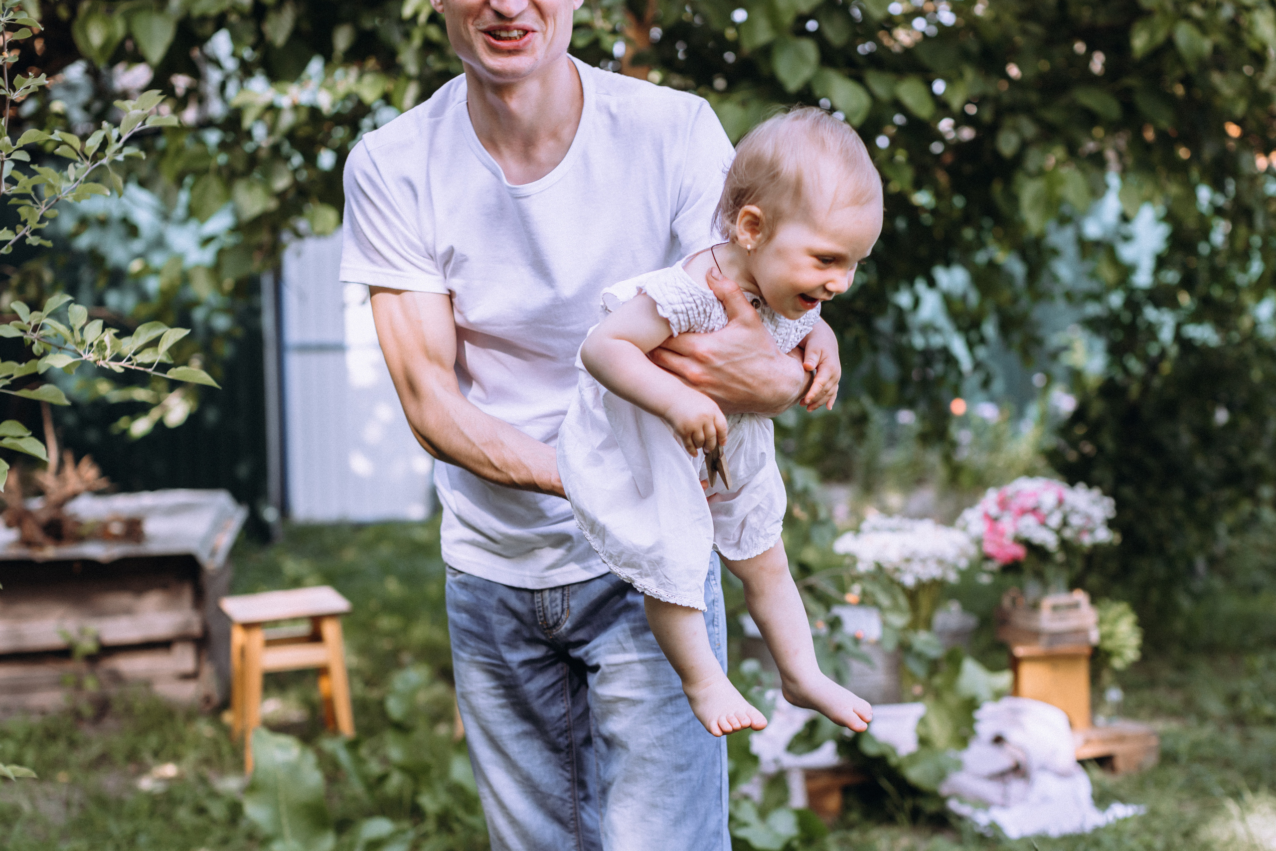 Bath in the garden. Портретний і сімейний фотограф Київ