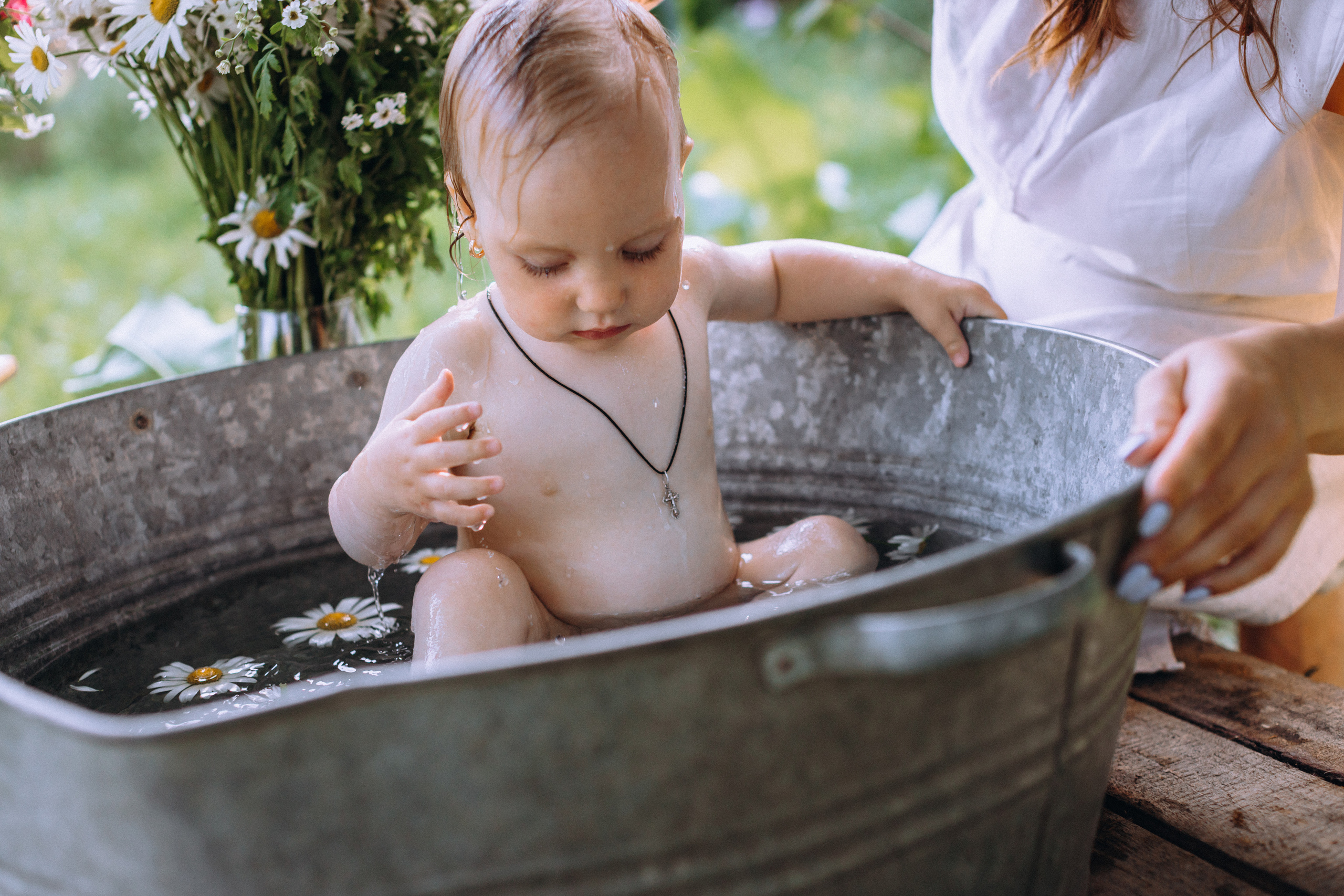 Bath in the garden. Портретний і сімейний фотограф Київ