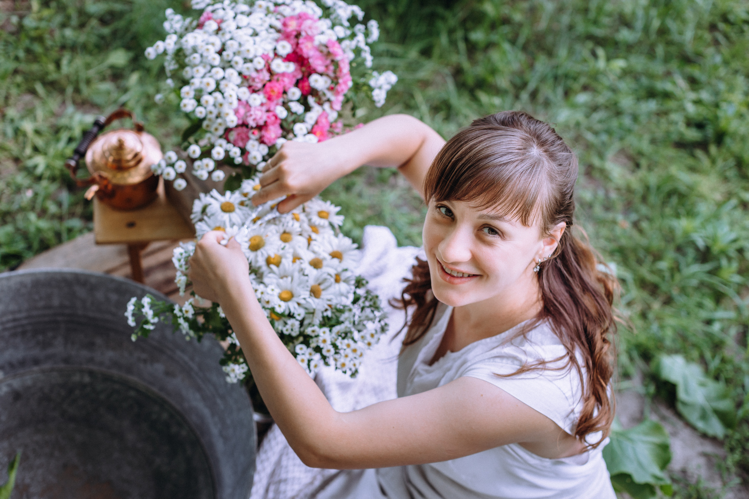 Bath in the garden. Портретний і сімейний фотограф Київ