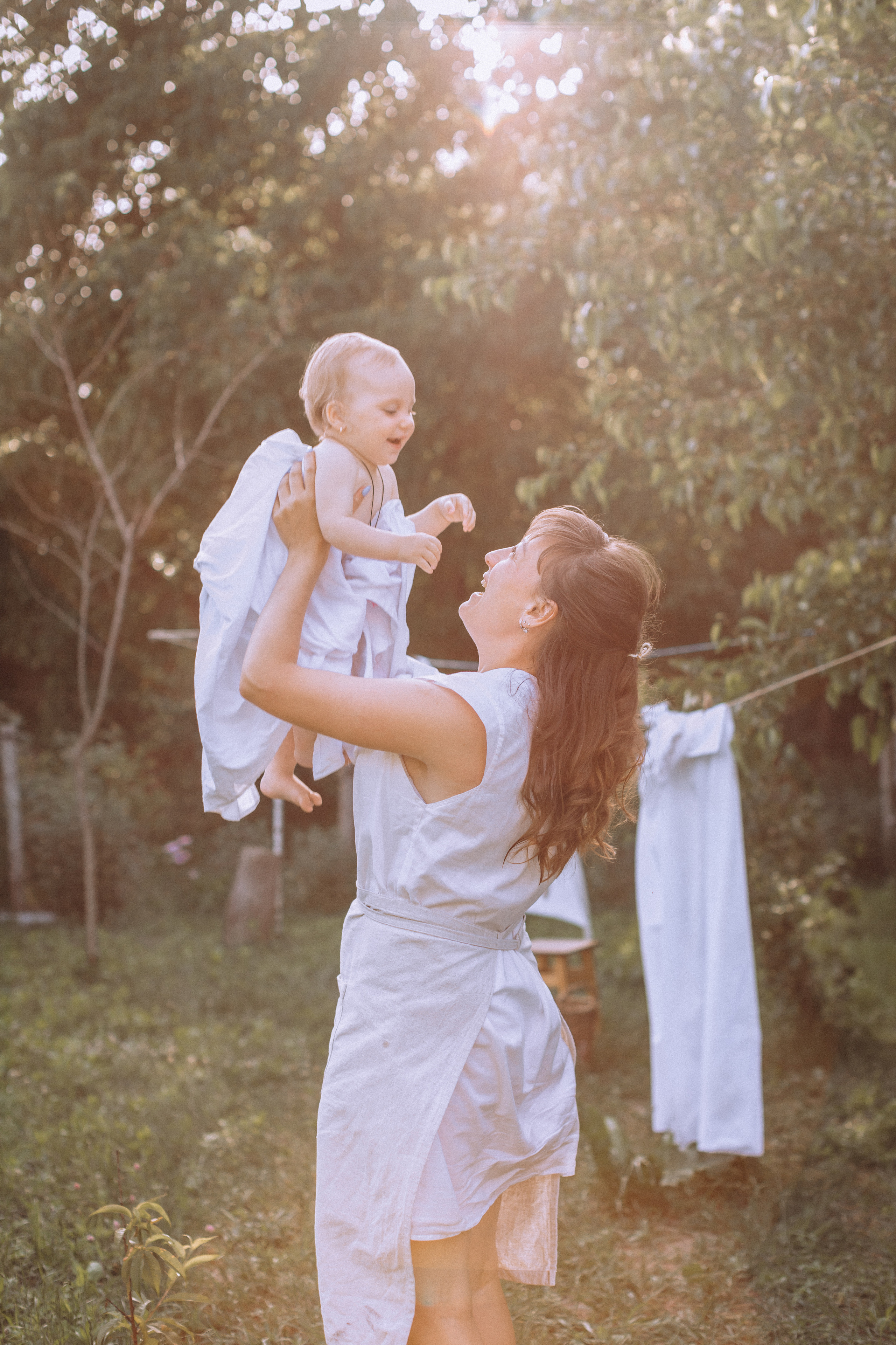 Bath in the garden. Портретний і сімейний фотограф Київ