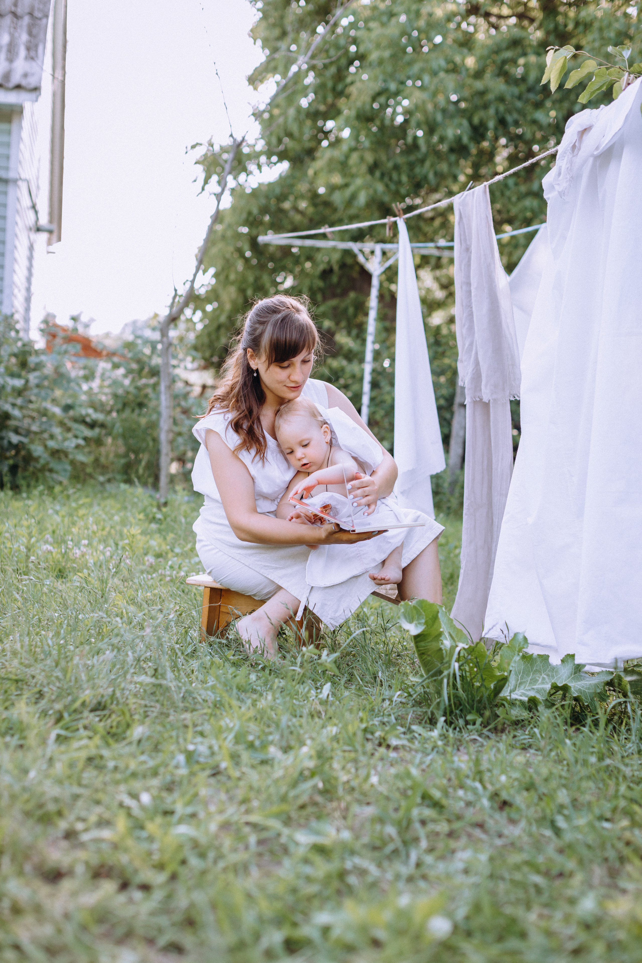 Bath in the garden. Портретний і сімейний фотограф Київ