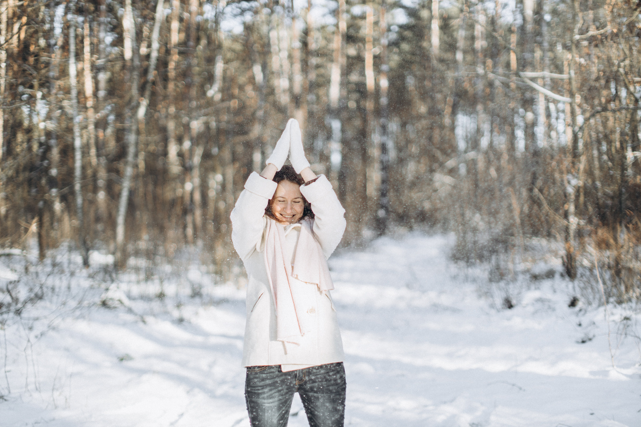 Перший сніг. Портретний і сімейний фотограф Київ