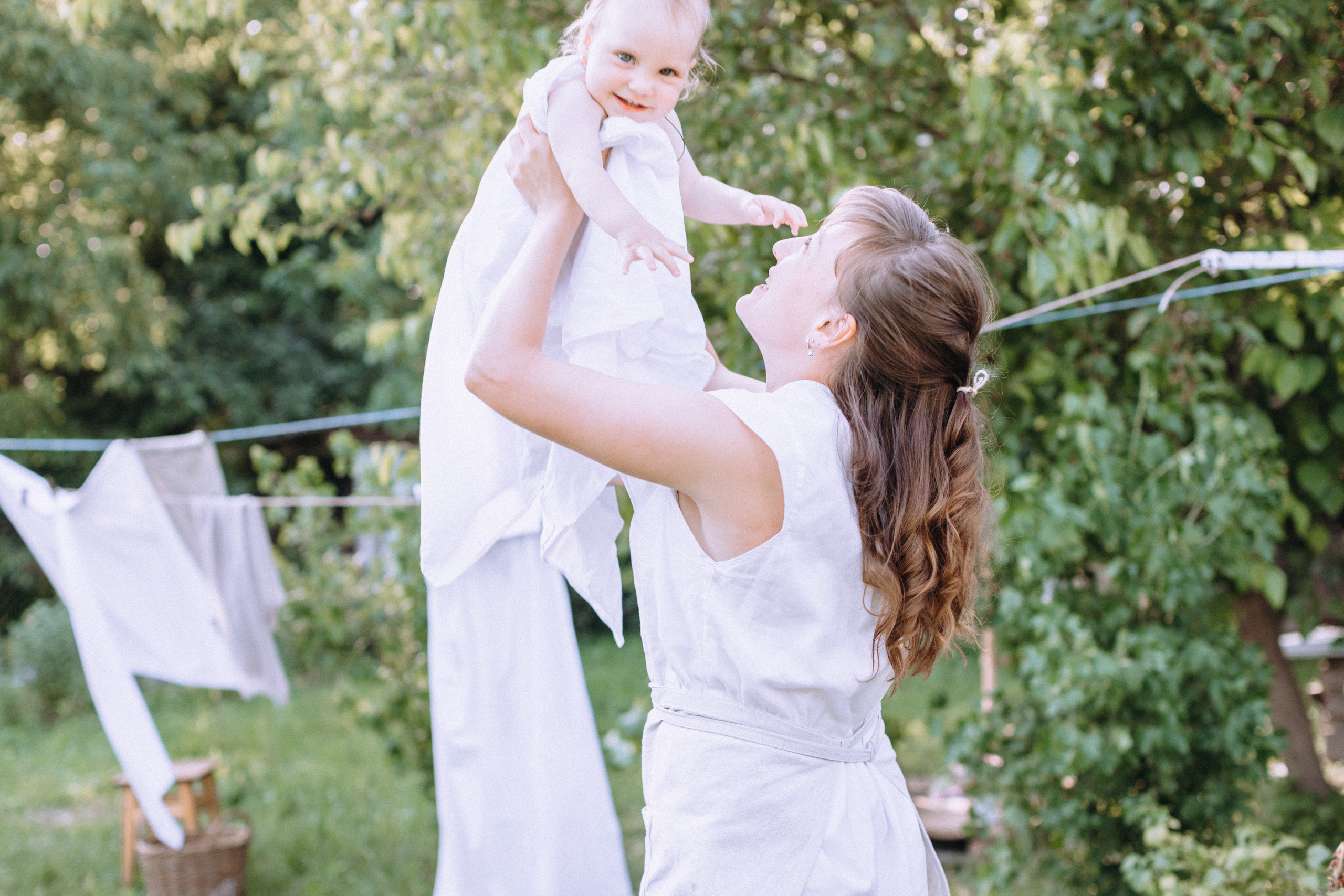 Bath in the garden. Портретний і сімейний фотограф Київ