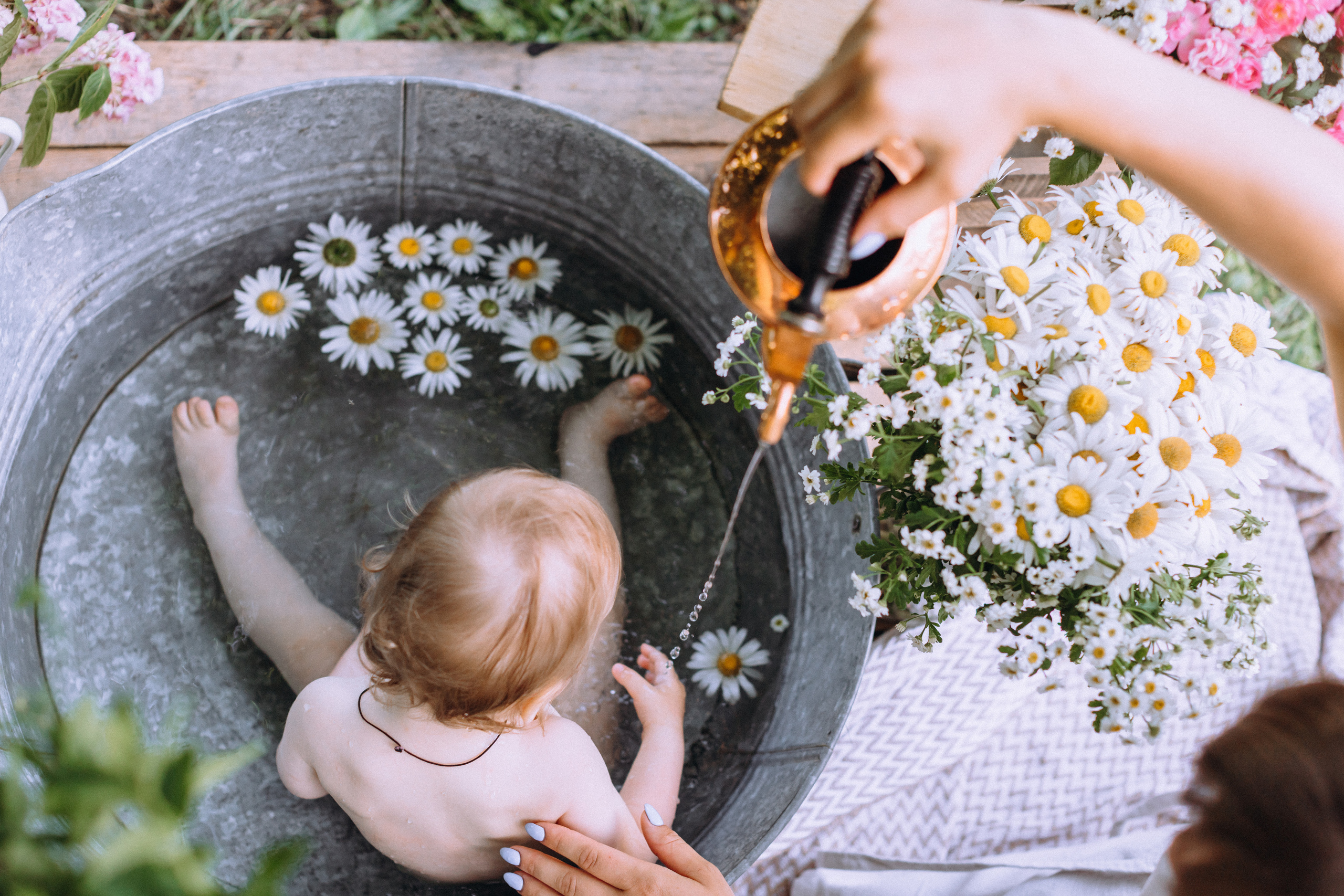 Bath in the garden. Портретний і сімейний фотограф Київ