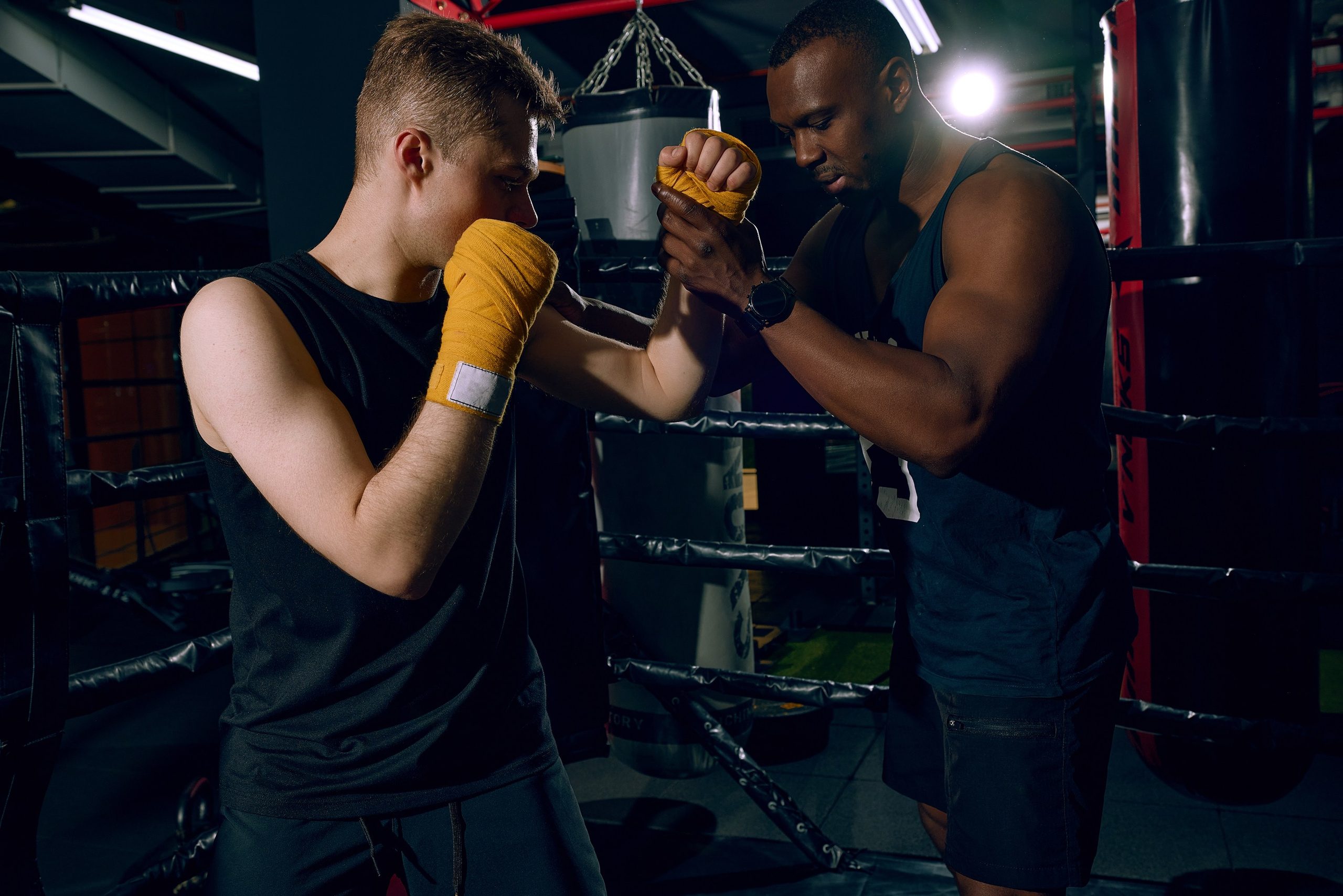 Sport personal training boxing. Фотограф Днепр Кирилл Гривенюк