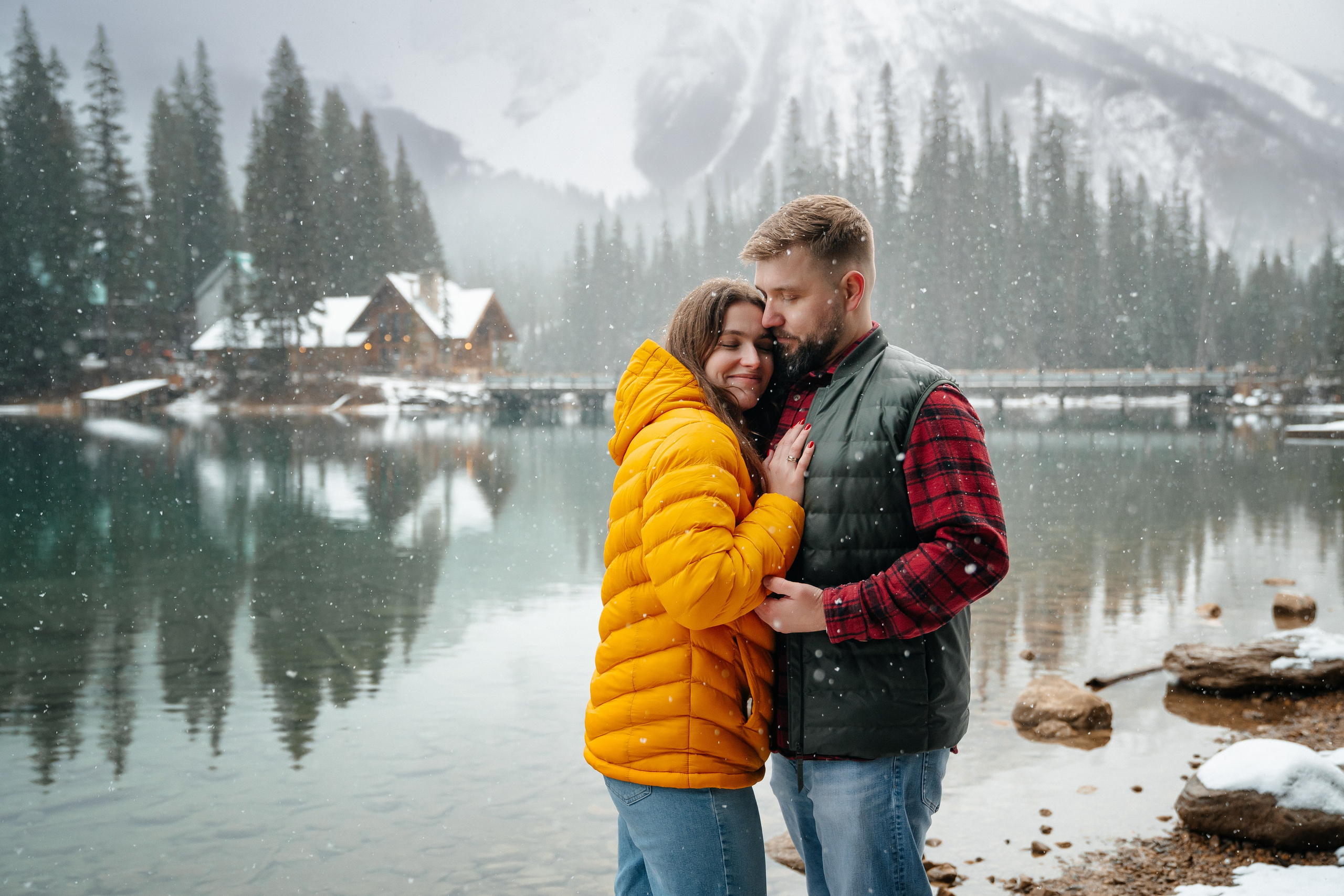 Nik & Olya | Banff Engagement Session in the Canadian Rockies | Pavlo Hlushchuk Photography