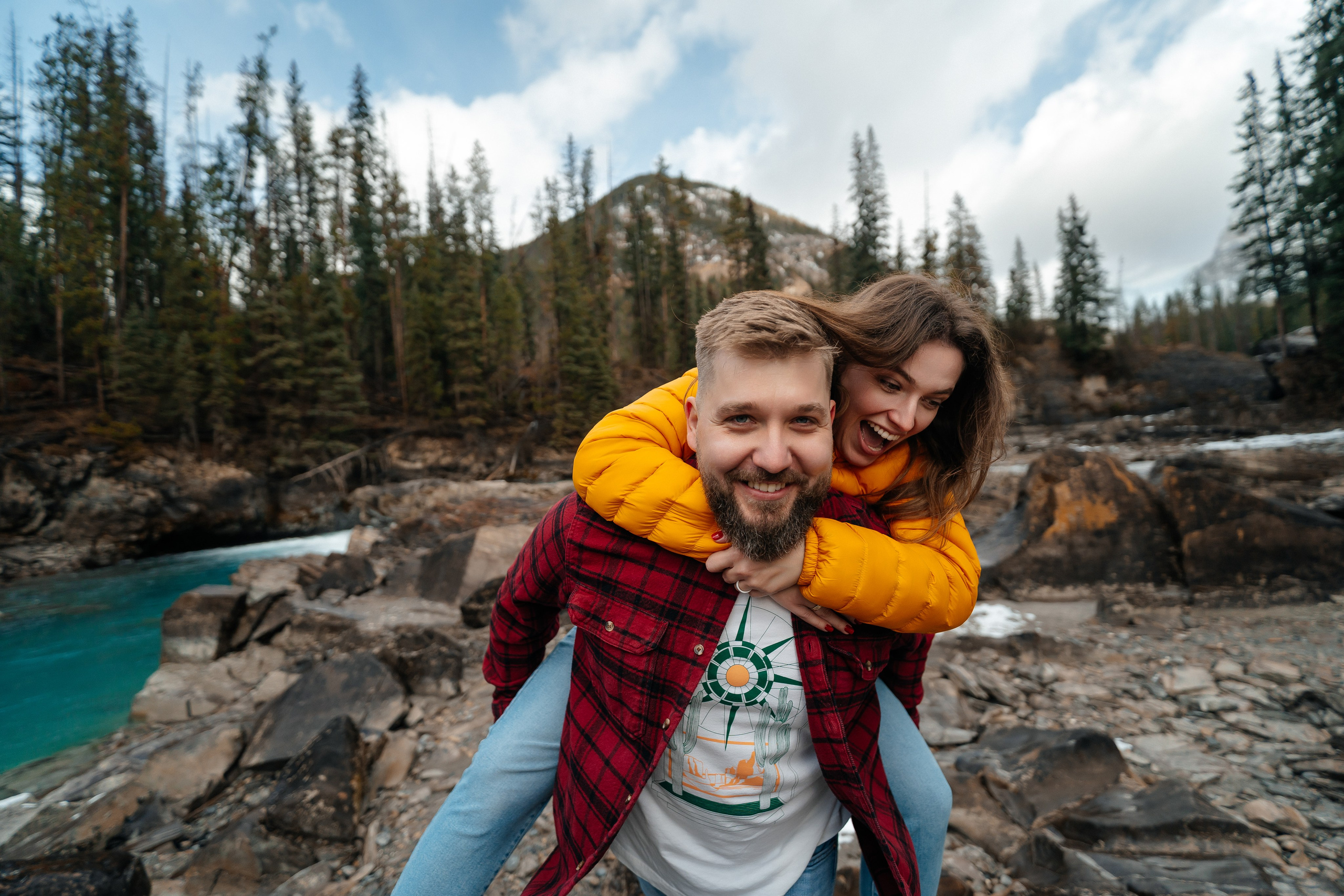 Nik & Olya | Banff Engagement Session in the Canadian Rockies | Pavlo Hlushchuk Photography