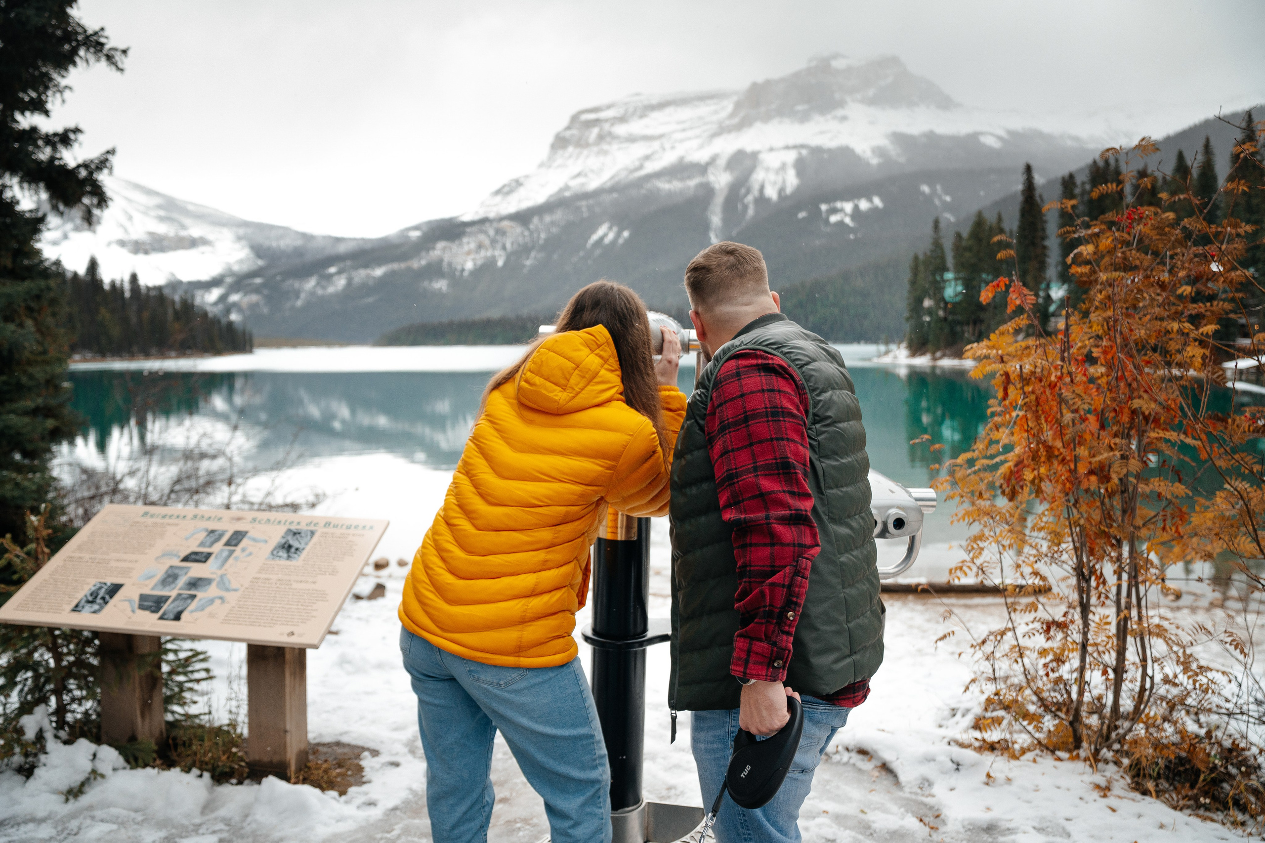 Nik & Olya | Banff Engagement Session in the Canadian Rockies | Pavlo Hlushchuk Photography