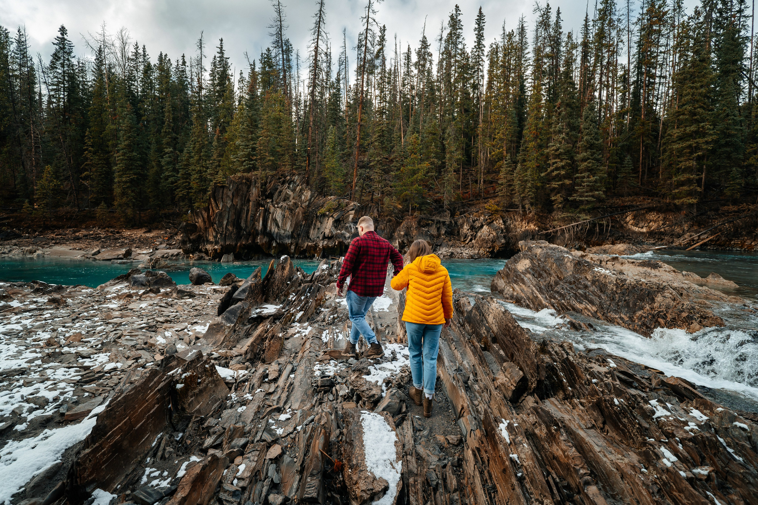 Nik & Olya | Banff Engagement Session in the Canadian Rockies | Pavlo Hlushchuk Photography