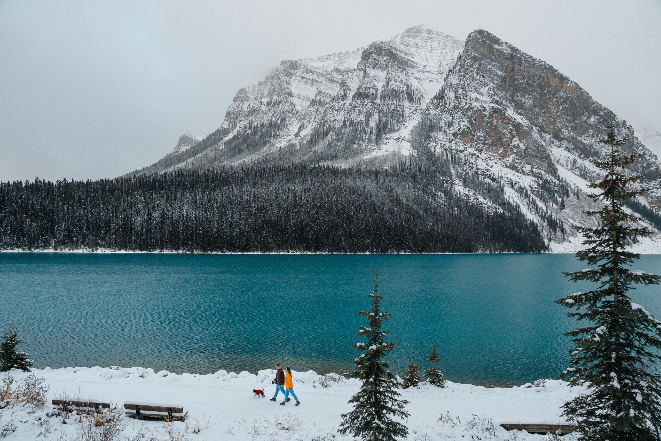 Nik & Olya | Banff Engagement Session in the Canadian Rockies | Pavlo Hlushchuk Photography