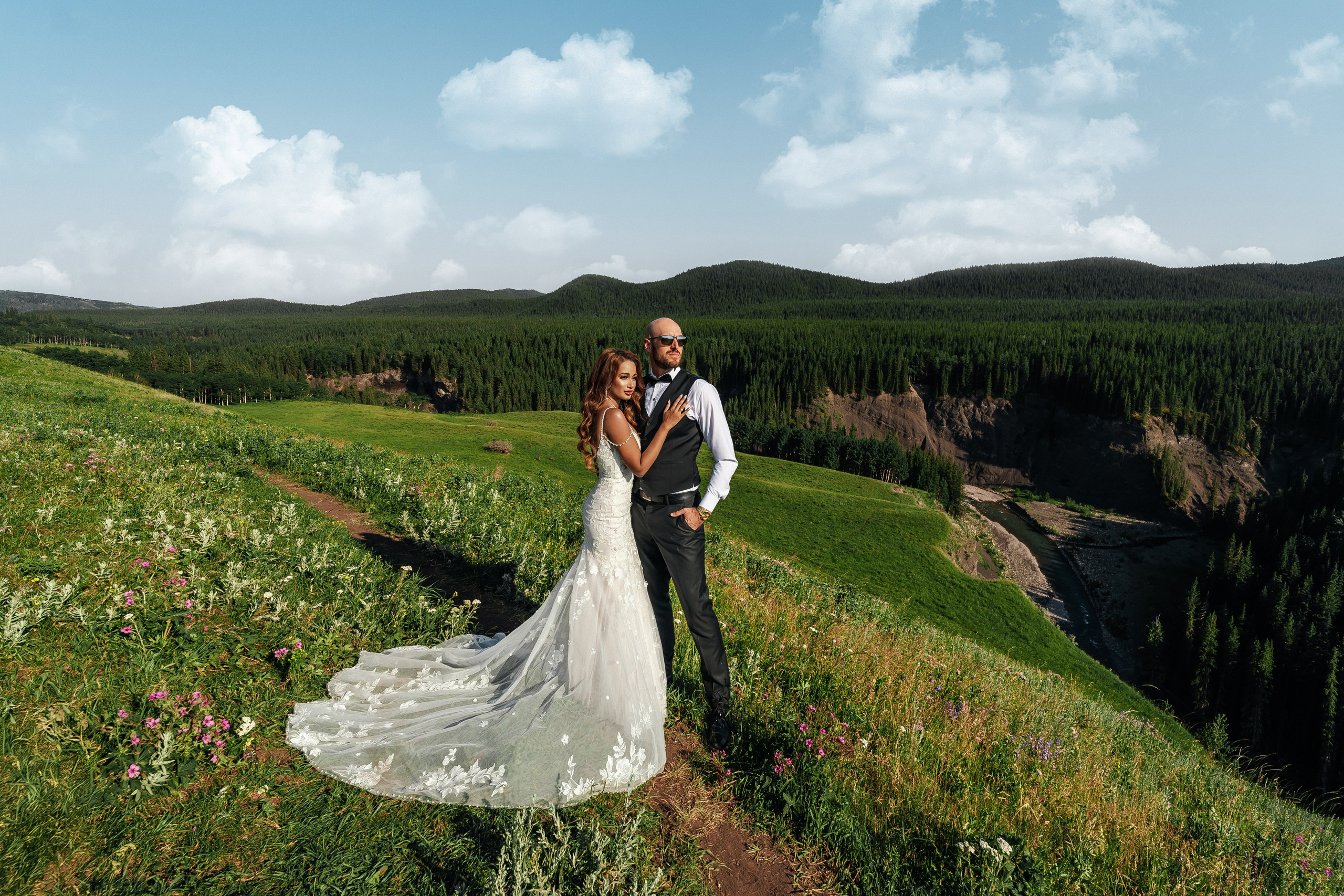 Derek & Jenny. Wedding and Family Photographer in Calgary