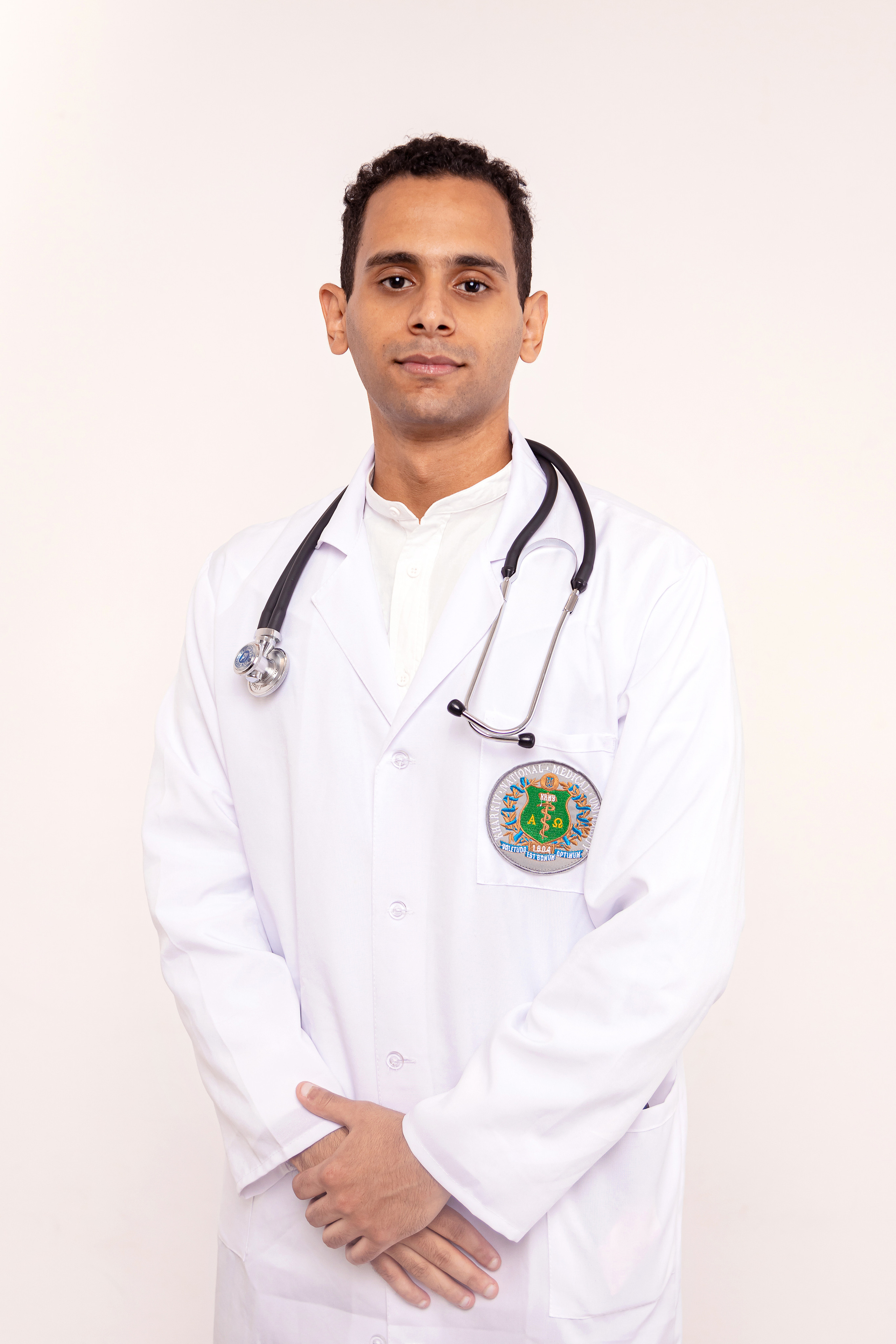 Medizinisches Businessportrait. Ein Fotografin, mit dem es angenehm zu arbeiten ist