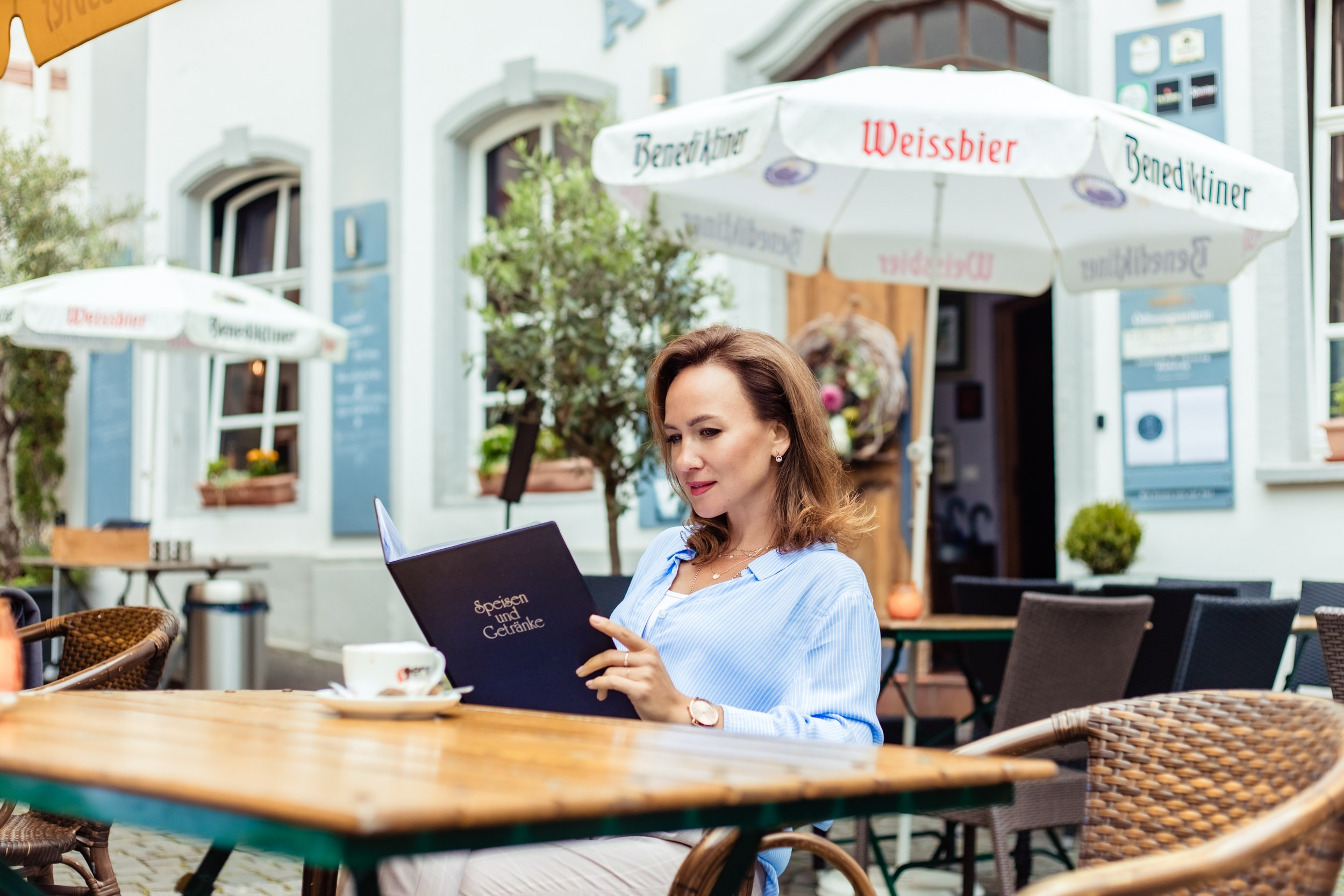 Die Wanderung durch die Altstadt. Ein Fotografin, mit dem es angenehm zu arbeiten ist