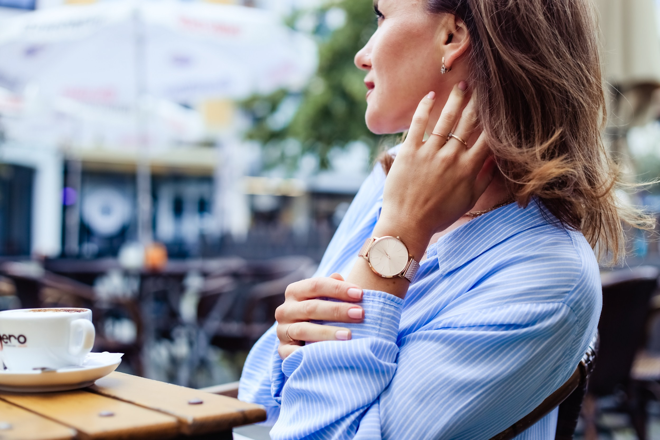 Die Wanderung durch die Altstadt. Ein Fotografin, mit dem es angenehm zu arbeiten ist