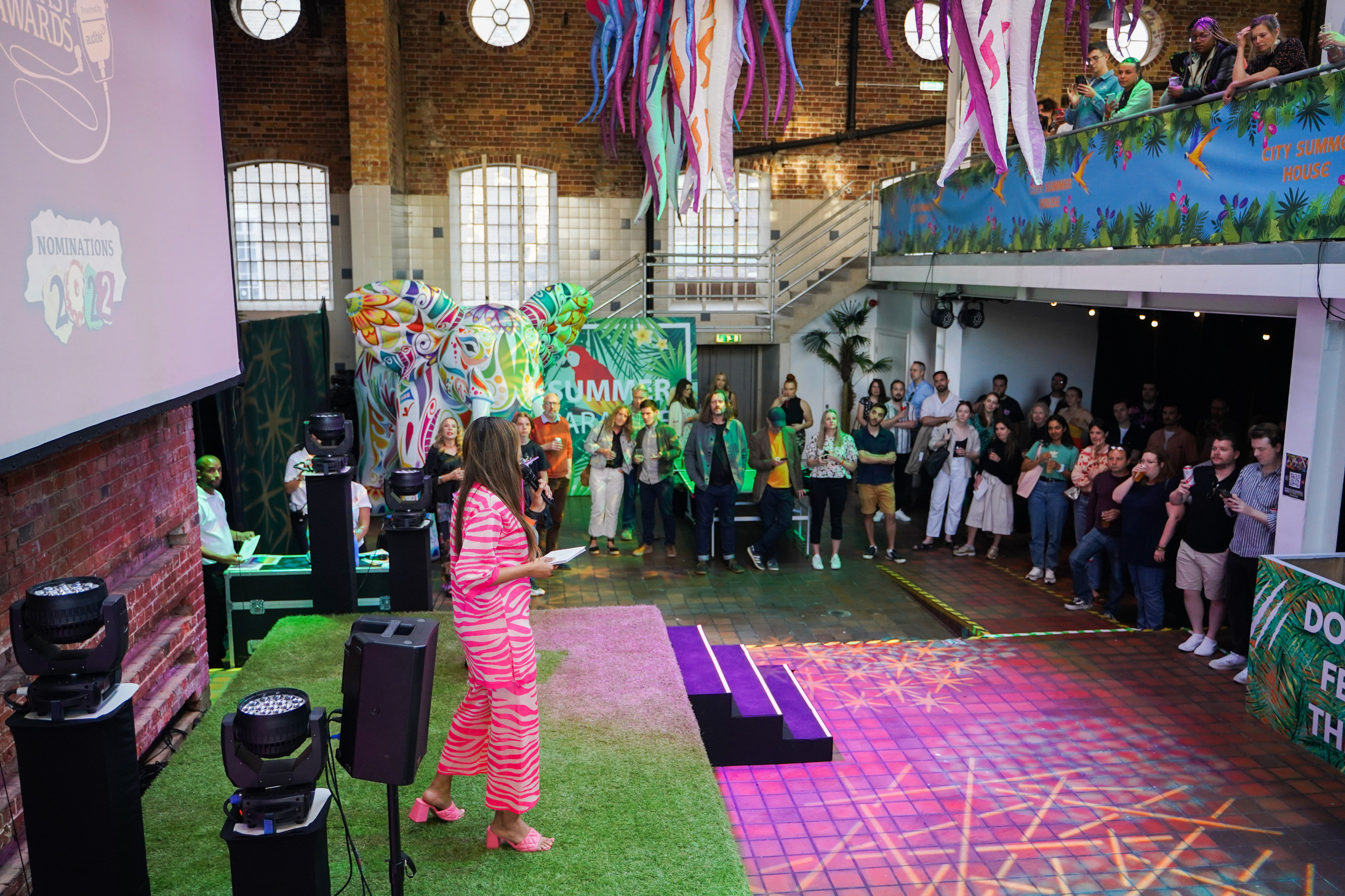 British podcast award. Nominations announcement. London. Photographer in London Daria Agafonova