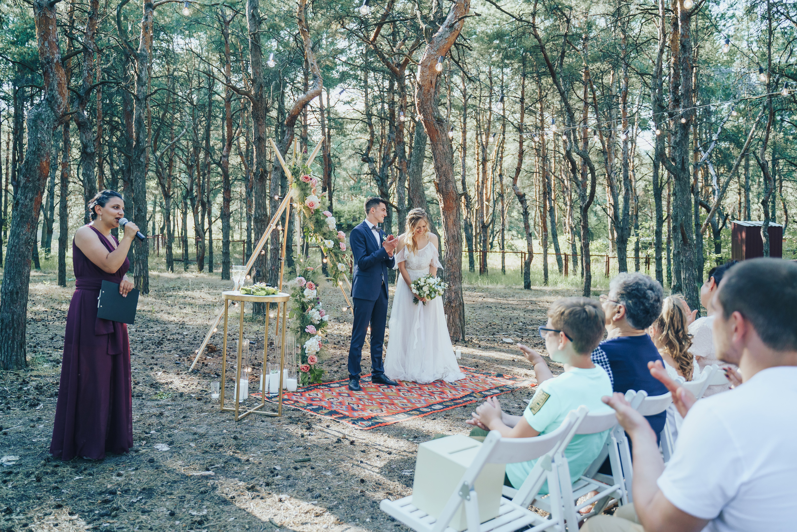 Forest wedding. Maria and Oleksandr. Photographer in London Daria Agafonova
