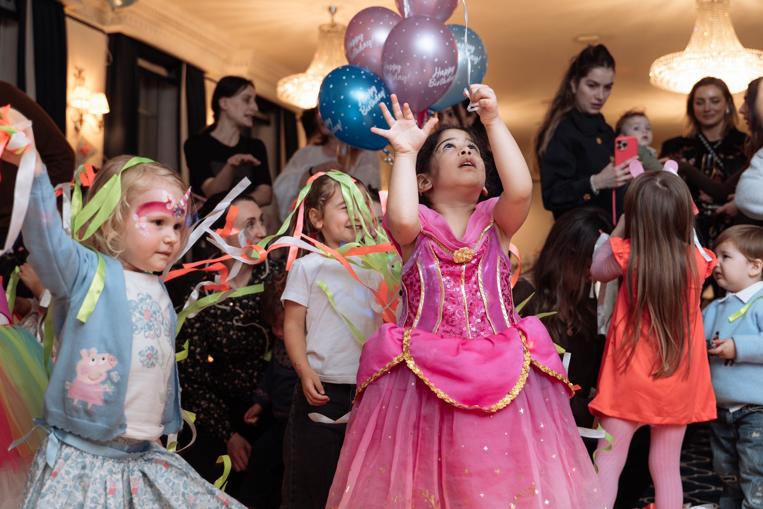 Peppa Pig Birthday party. Photographer in London Daria Agafonova