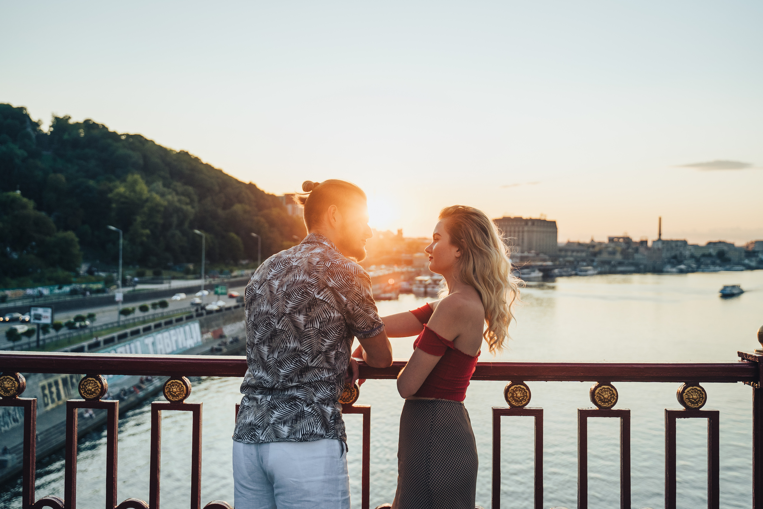 Beautiful sunset. Photographer in London Daria Agafonova