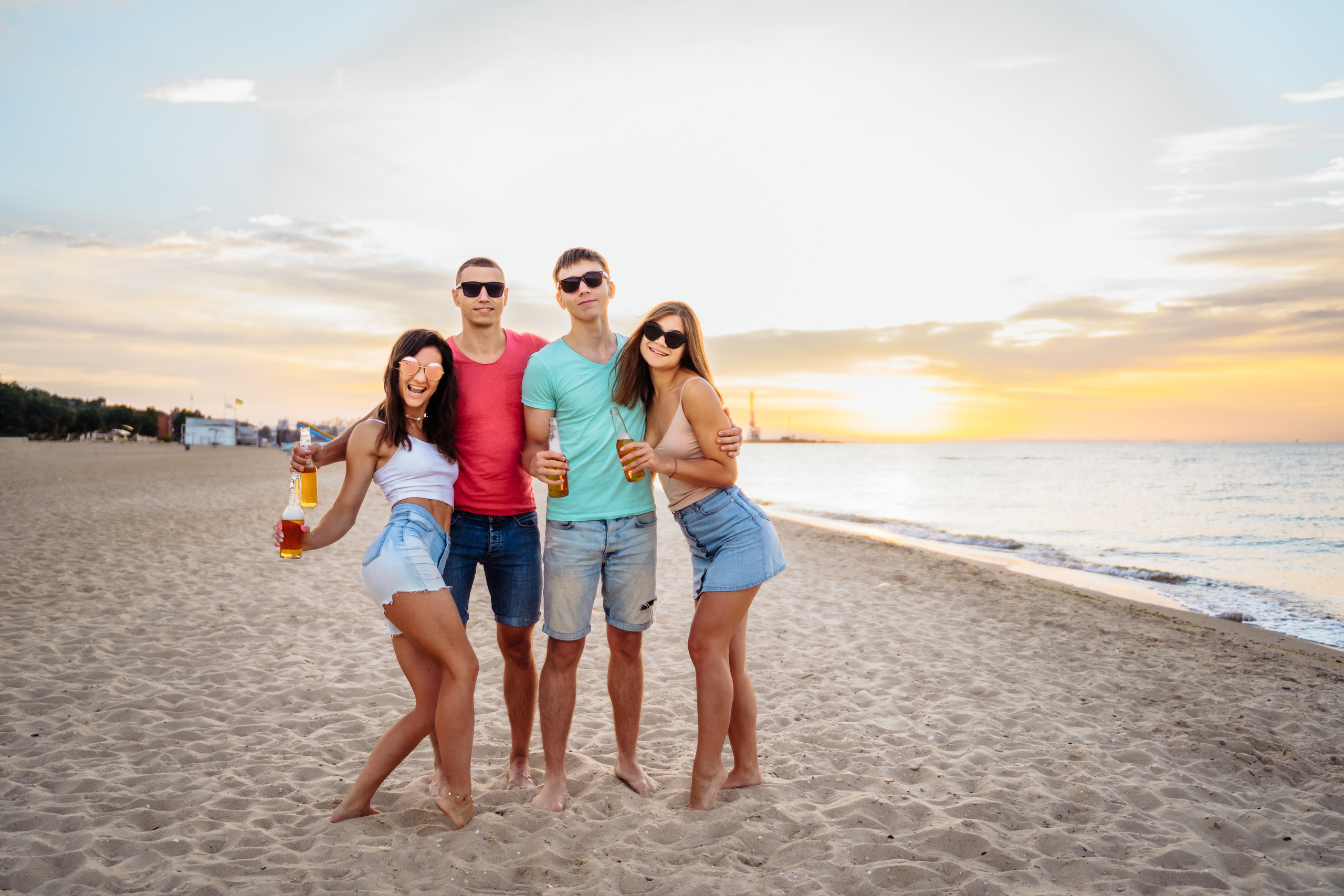 Summer beach party. Photographer in London Daria Agafonova