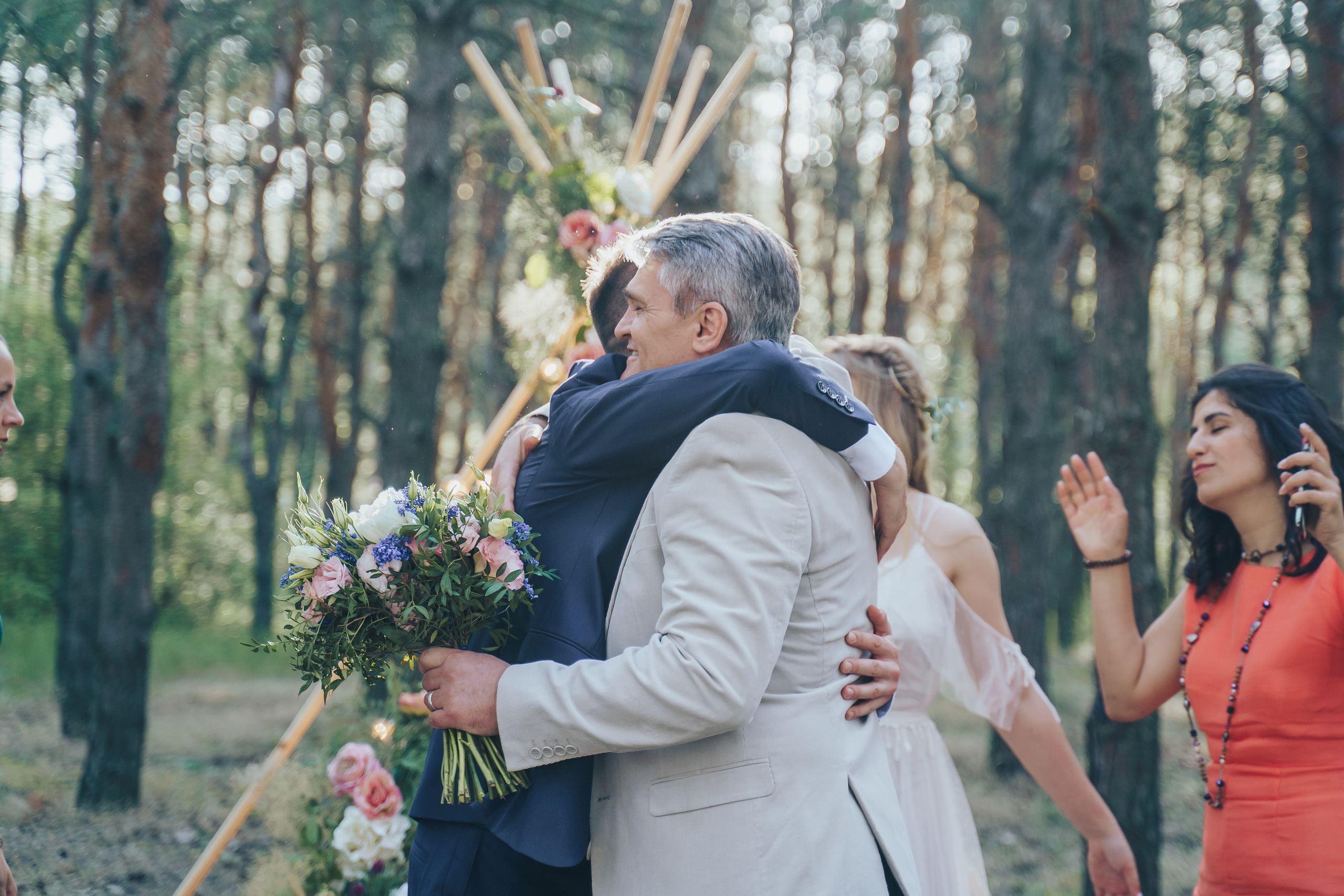 Forest wedding. Maria and Oleksandr. Photographer in London Daria Agafonova