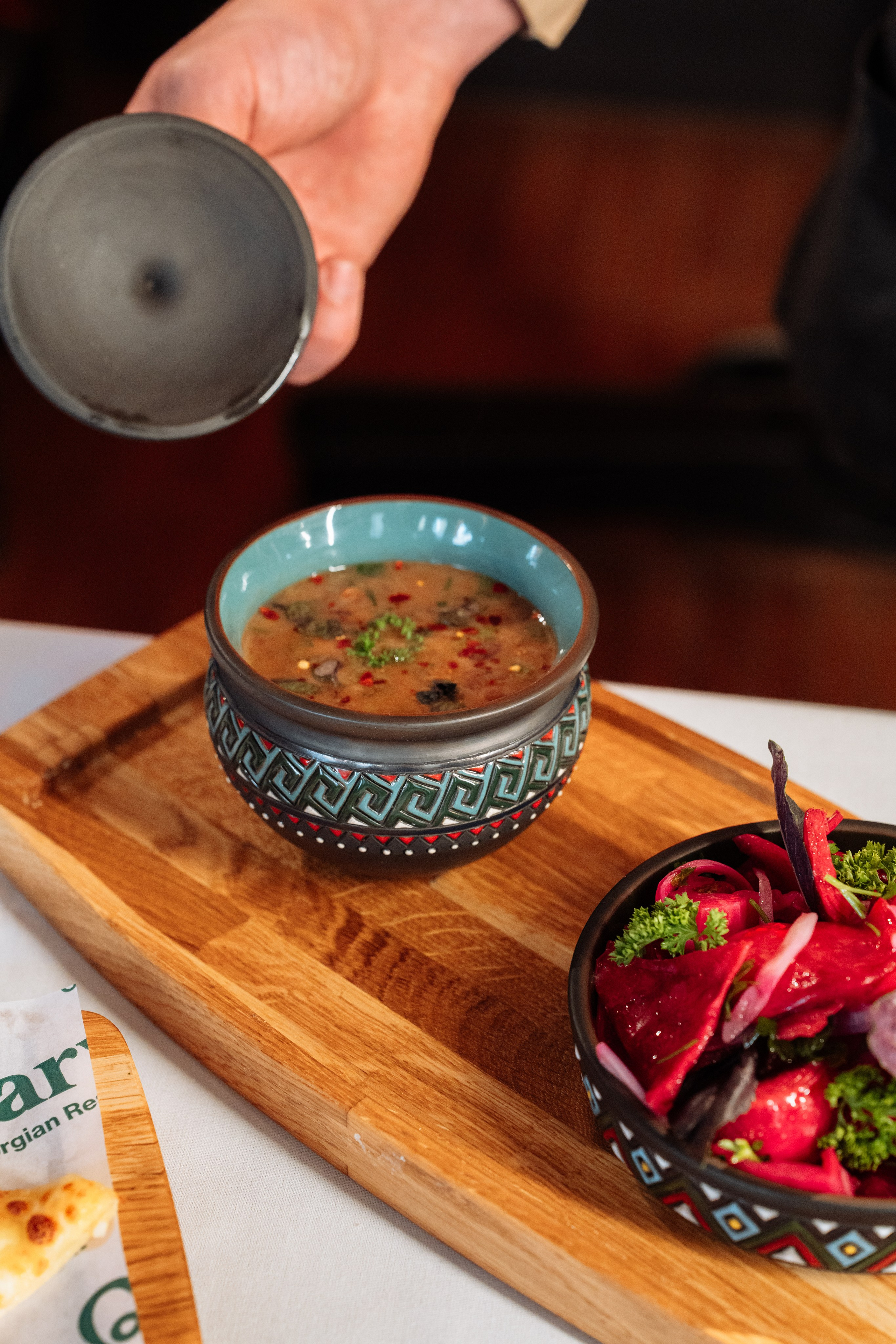 Qarva. Georgian restaurant. Photographer in London Daria Agafonova